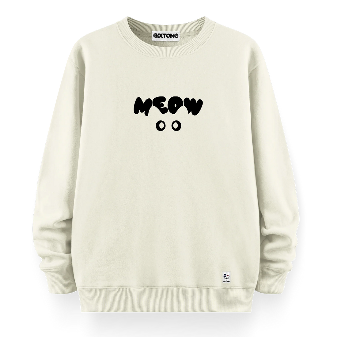 Meow - Oversize Bol Kalıp Sweatshirt