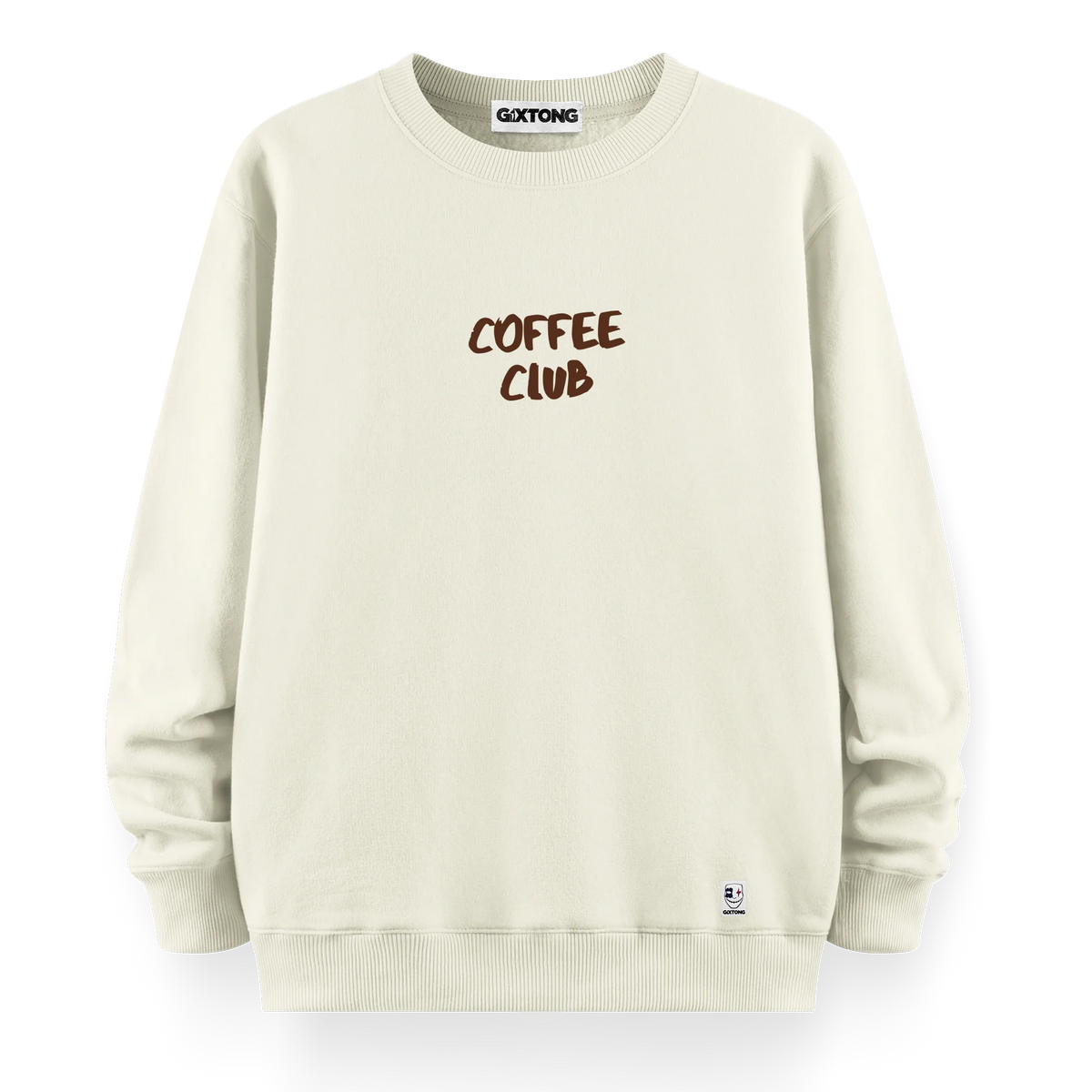 Coffee Club - Oversize Bol Kalıp Sweatshirt