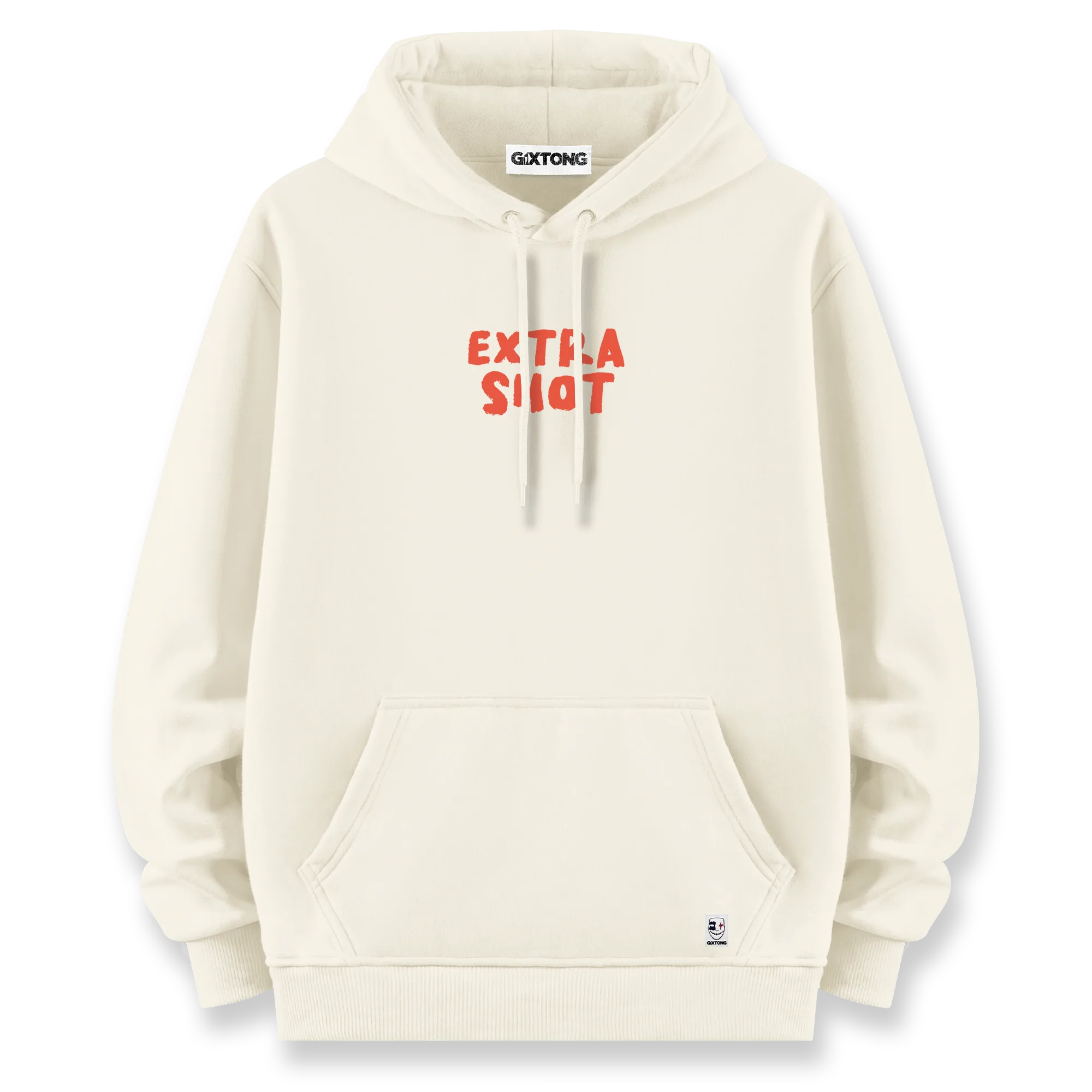 Extra Shot - Oversize Bol Kalıp Hoodie