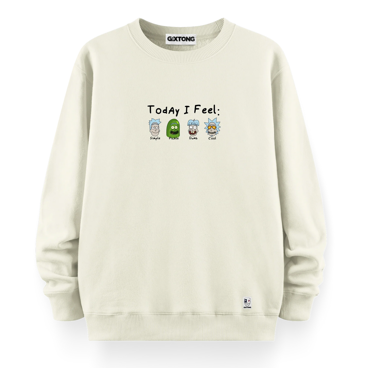 Rick's Routine - Oversize Bol Kalıp Sweatshirt
