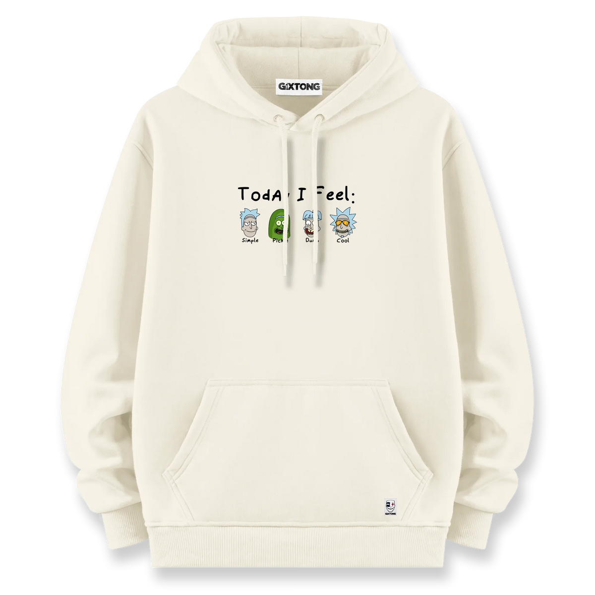 Rick's Routine - Oversize Bol Kalıp Hoodie