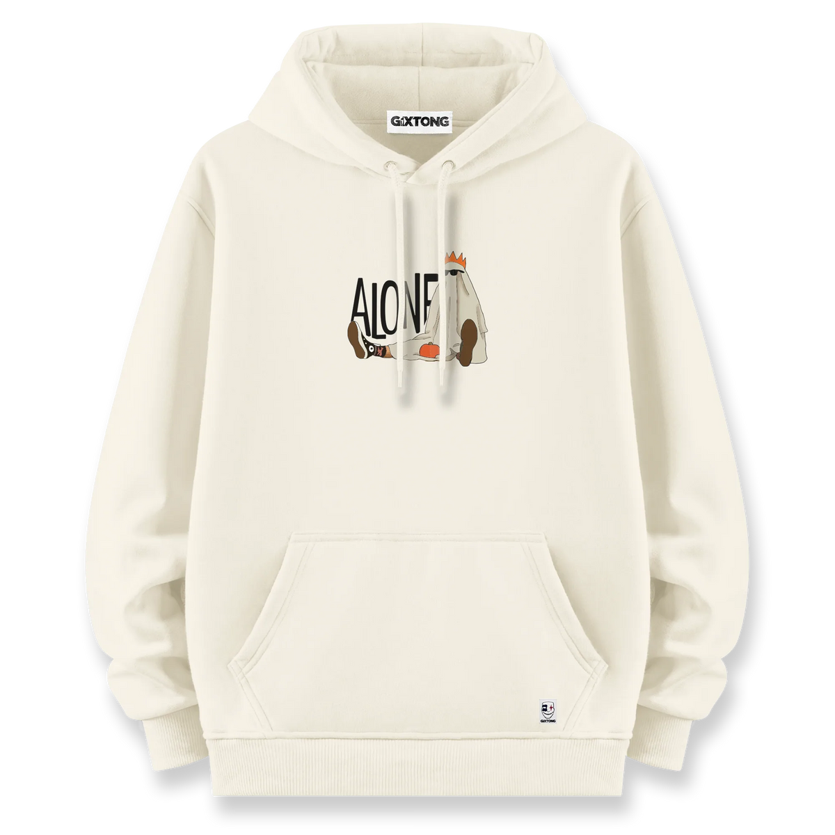 Alone - Oversize Bol Kalıp Hoodie