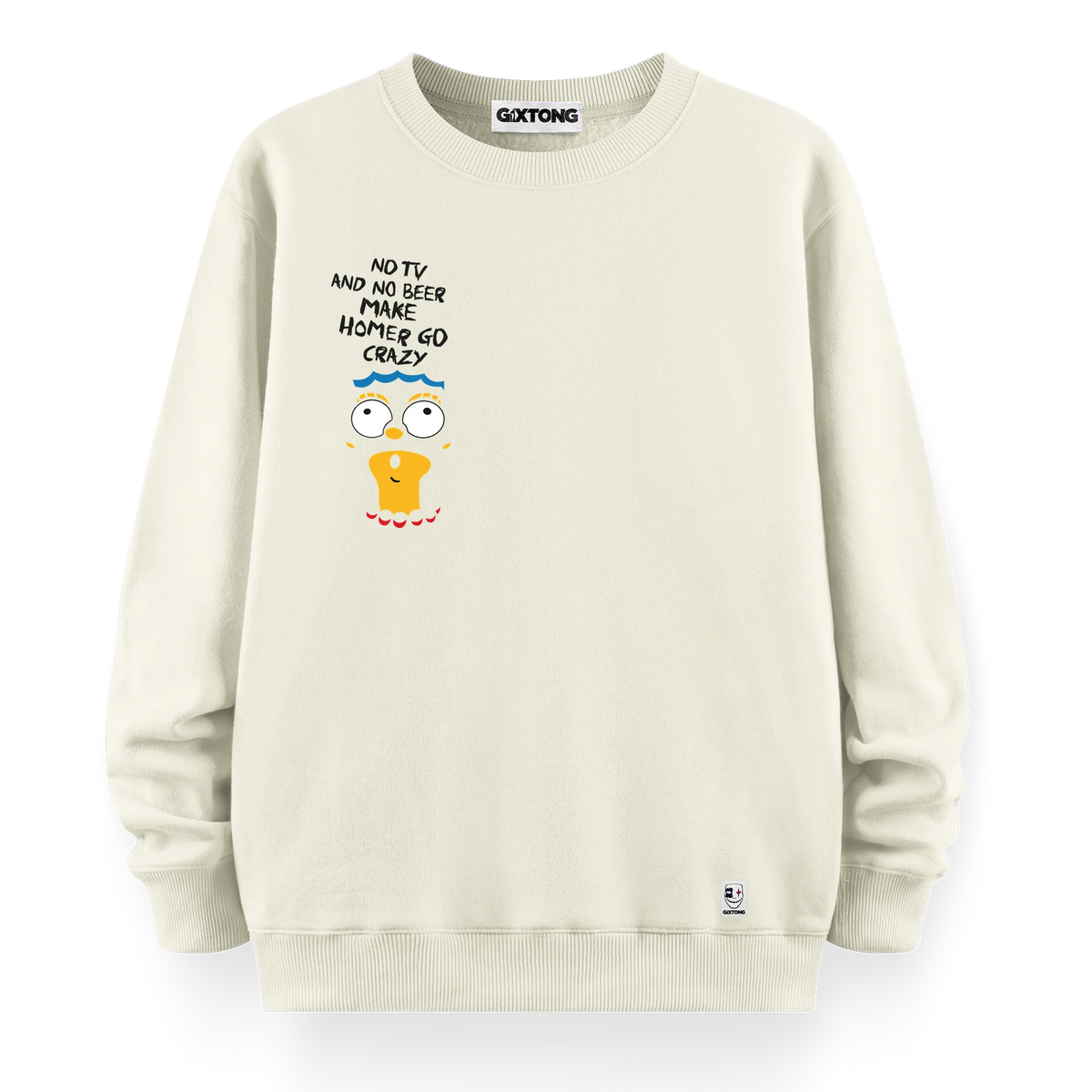 Crazy Homer - Oversize Bol Kalıp Sweatshirt