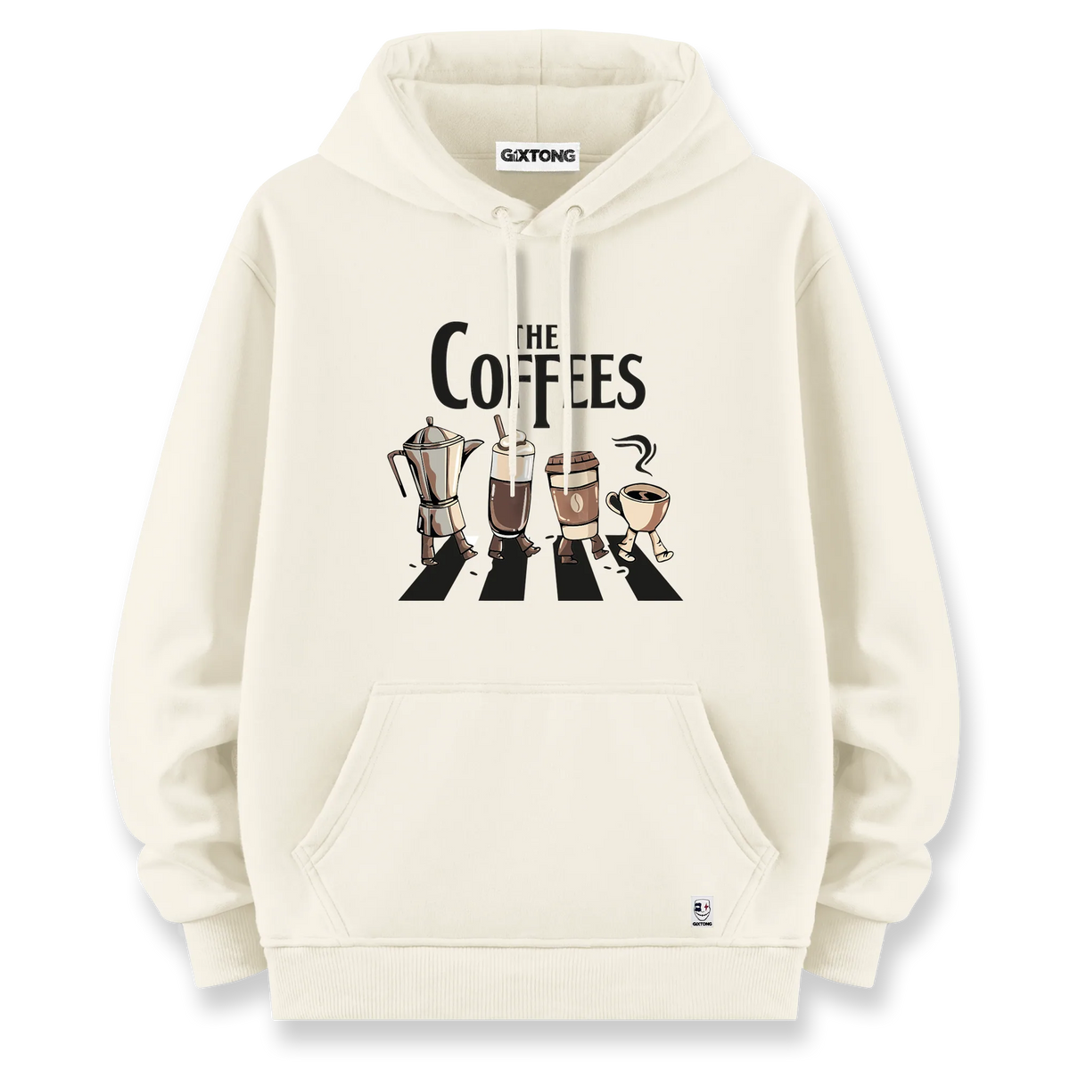 Coffee - Oversize Bol Kalıp Hoodie