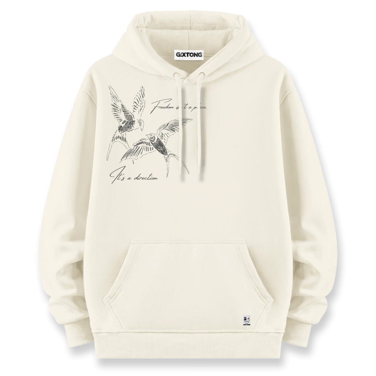 Birds - Oversize Bol Kalıp Hoodie