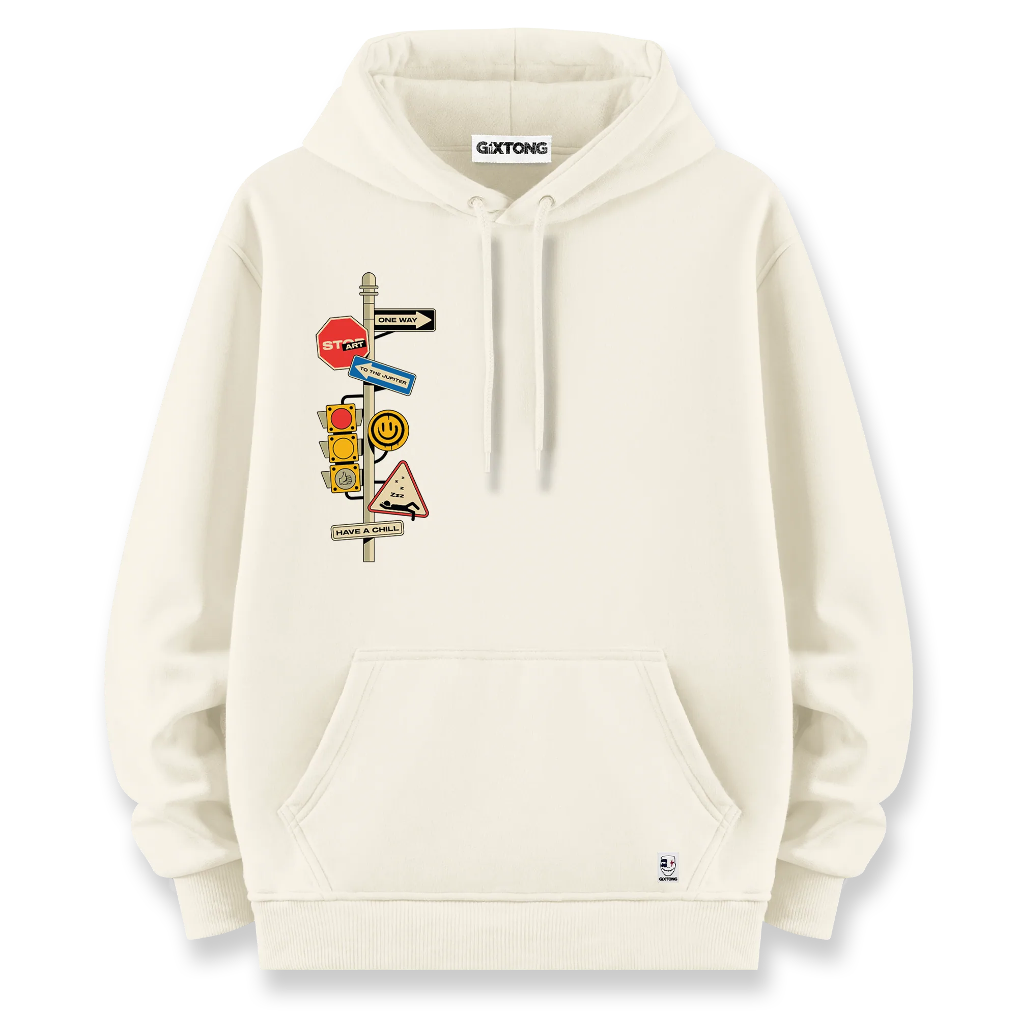 One Way - Oversize Bol Kalıp Hoodie