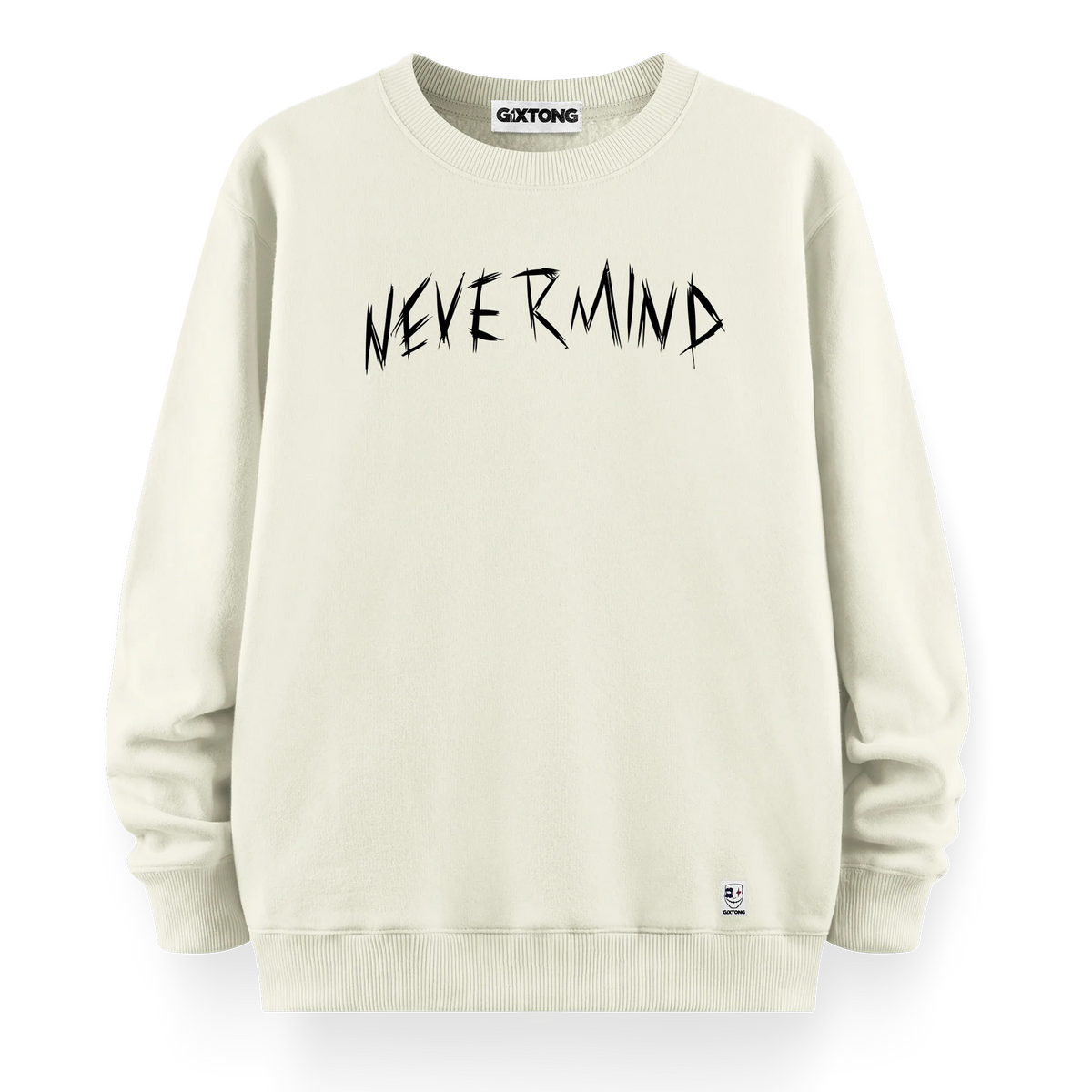 Nevermind - Oversize Bol Kalıp Sweatshirt