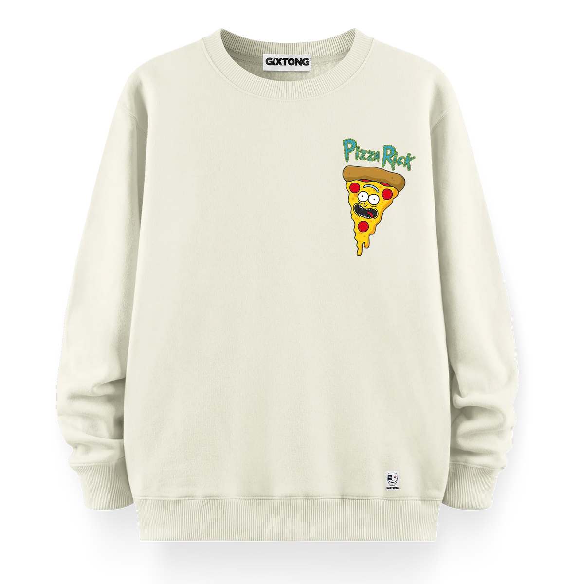 Pizza Rick - Oversize Bol Kalıp Sweatshirt