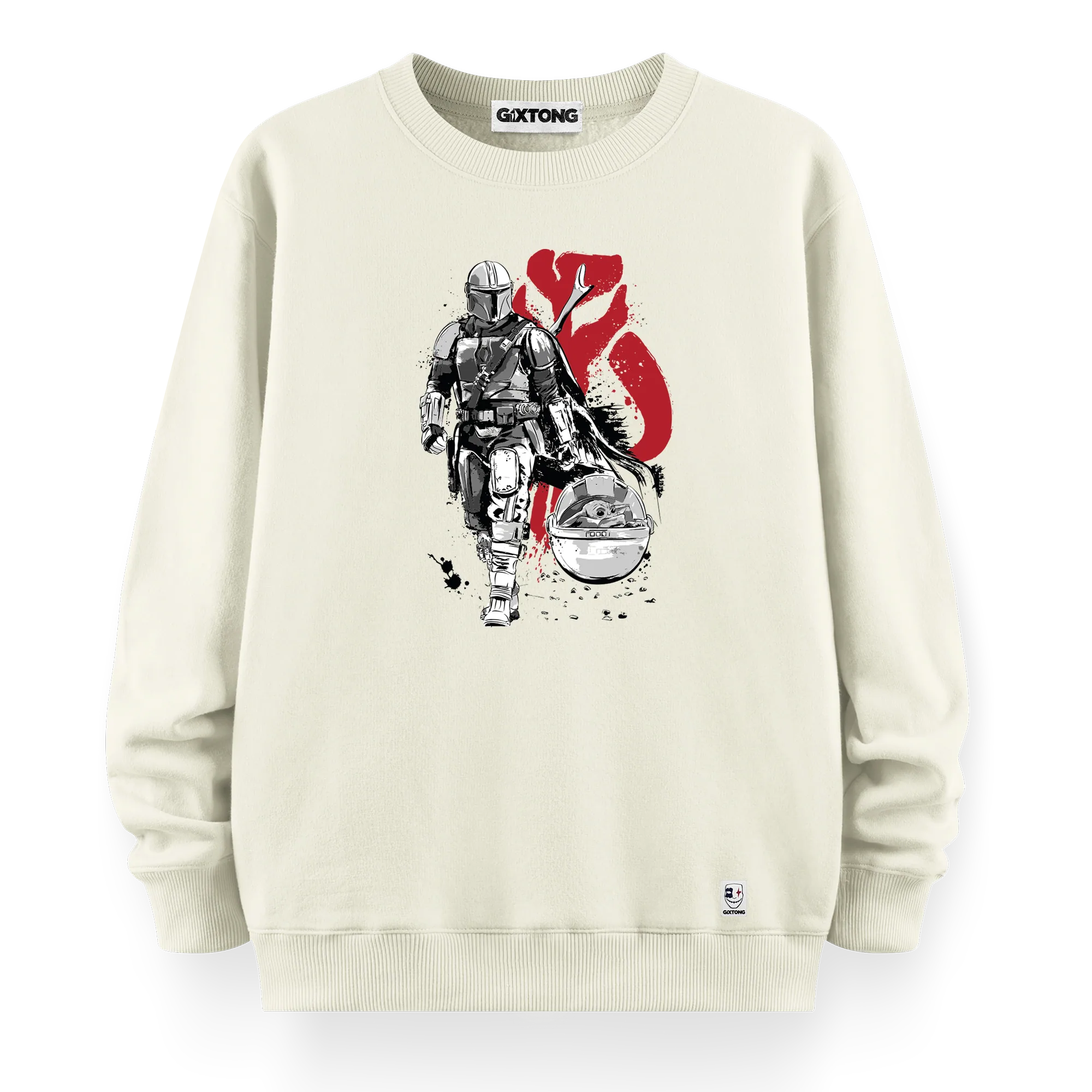 Mandalorian - Oversize Bol Kalıp Sweatshirt