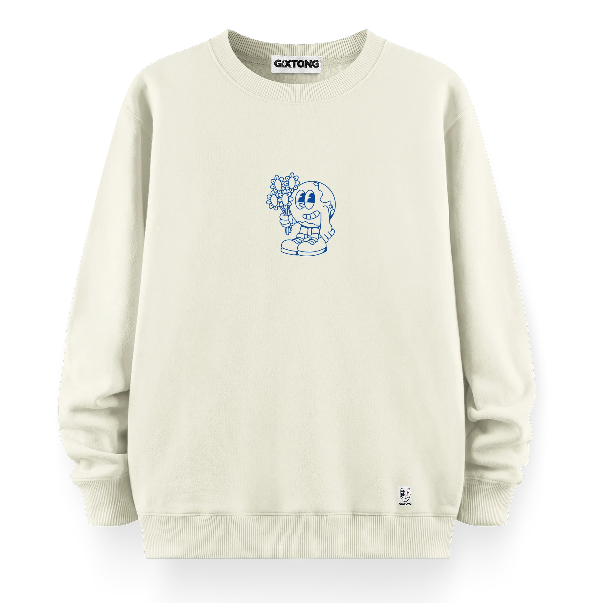 Smile - Oversize Bol Kalıp Sweatshirt