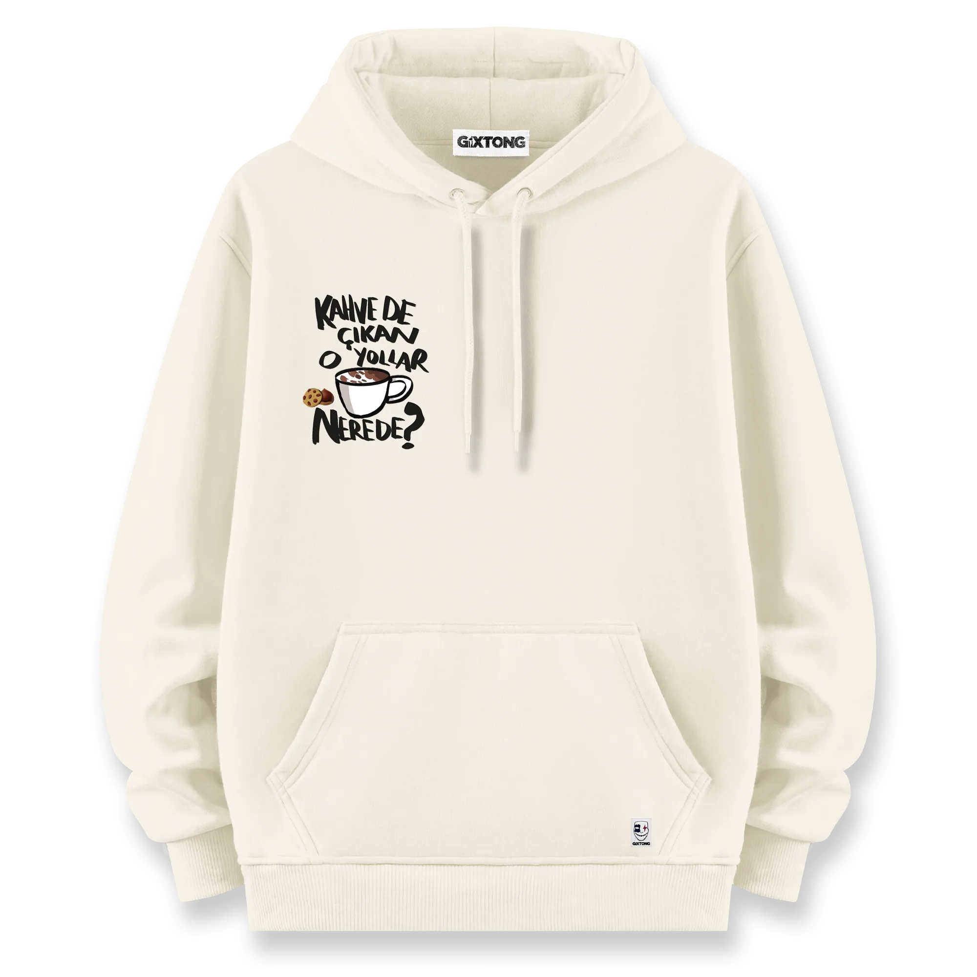 Nerede - Oversize Bol Kalıp Hoodie