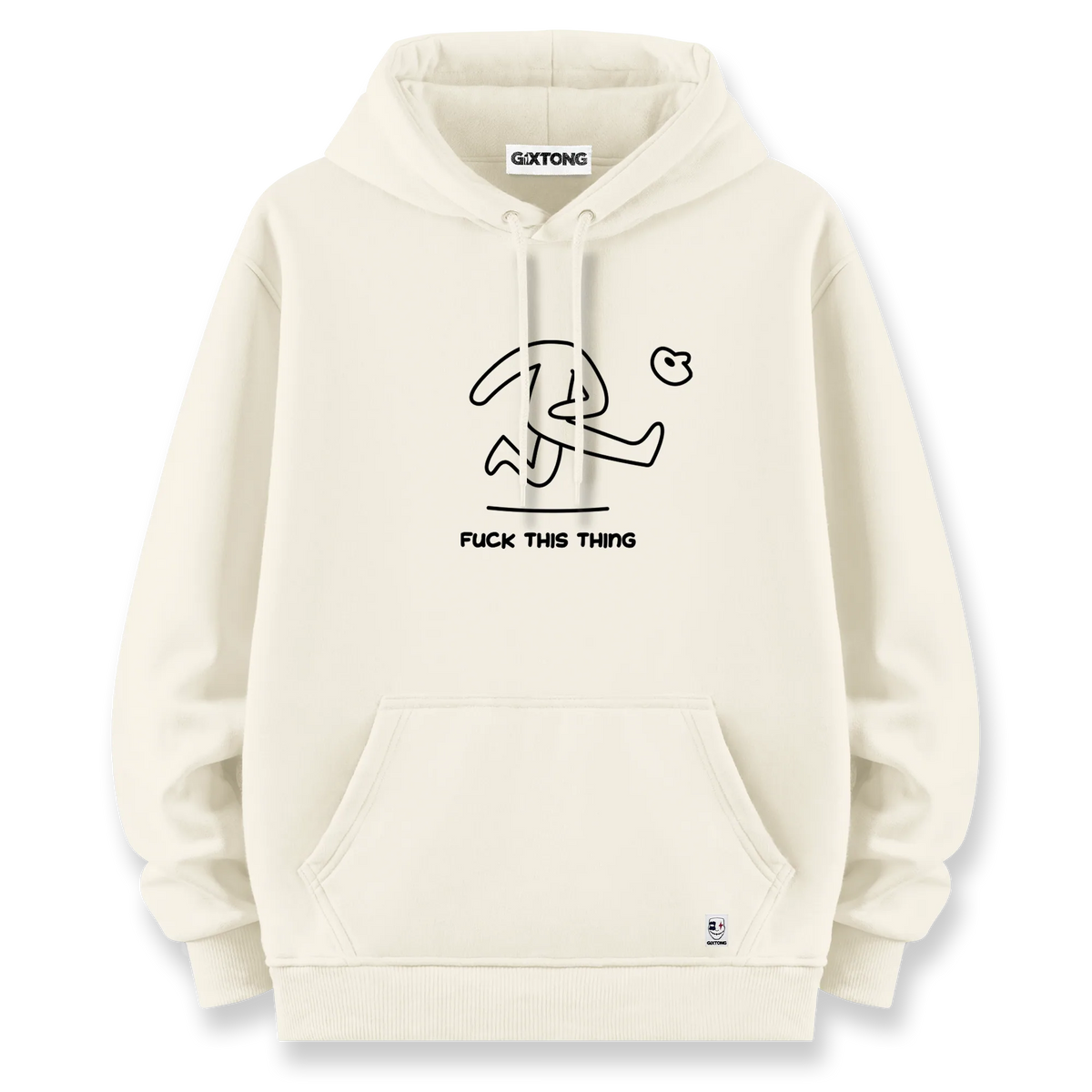 Fuck This Thing - Oversize Bol Kalıp Hoodie