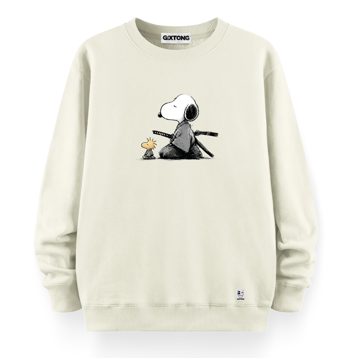 Samurai Snoopy - Oversize Bol Kalıp Sweatshirt