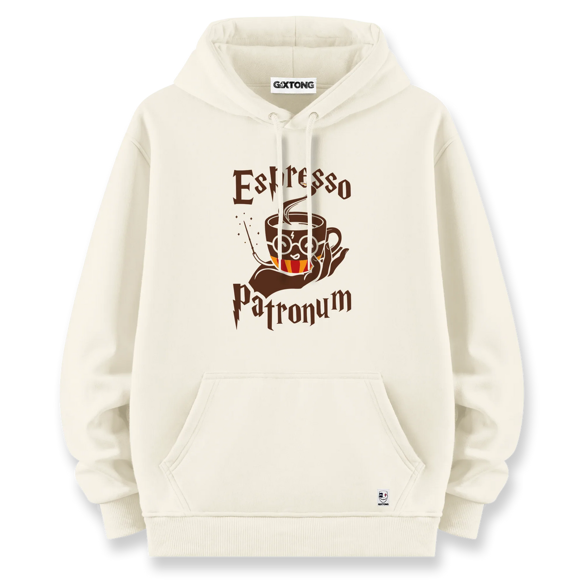 Espresso Patronum - Oversize Bol Kalıp Hoodie