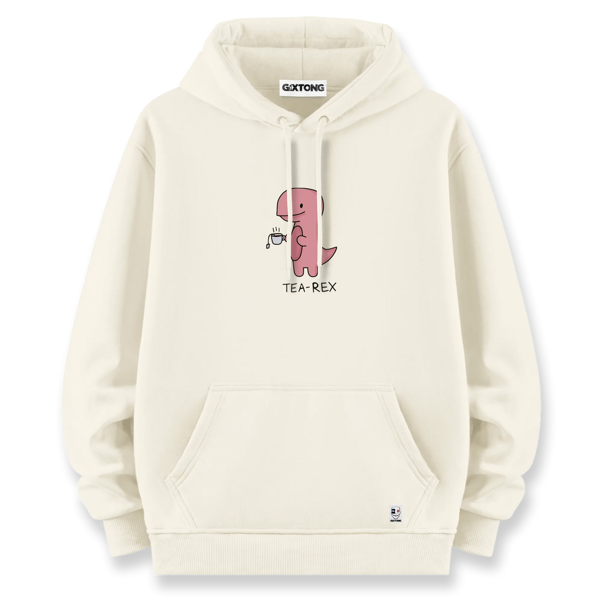 Tea Rex - Oversize Bol Kalıp Hoodie