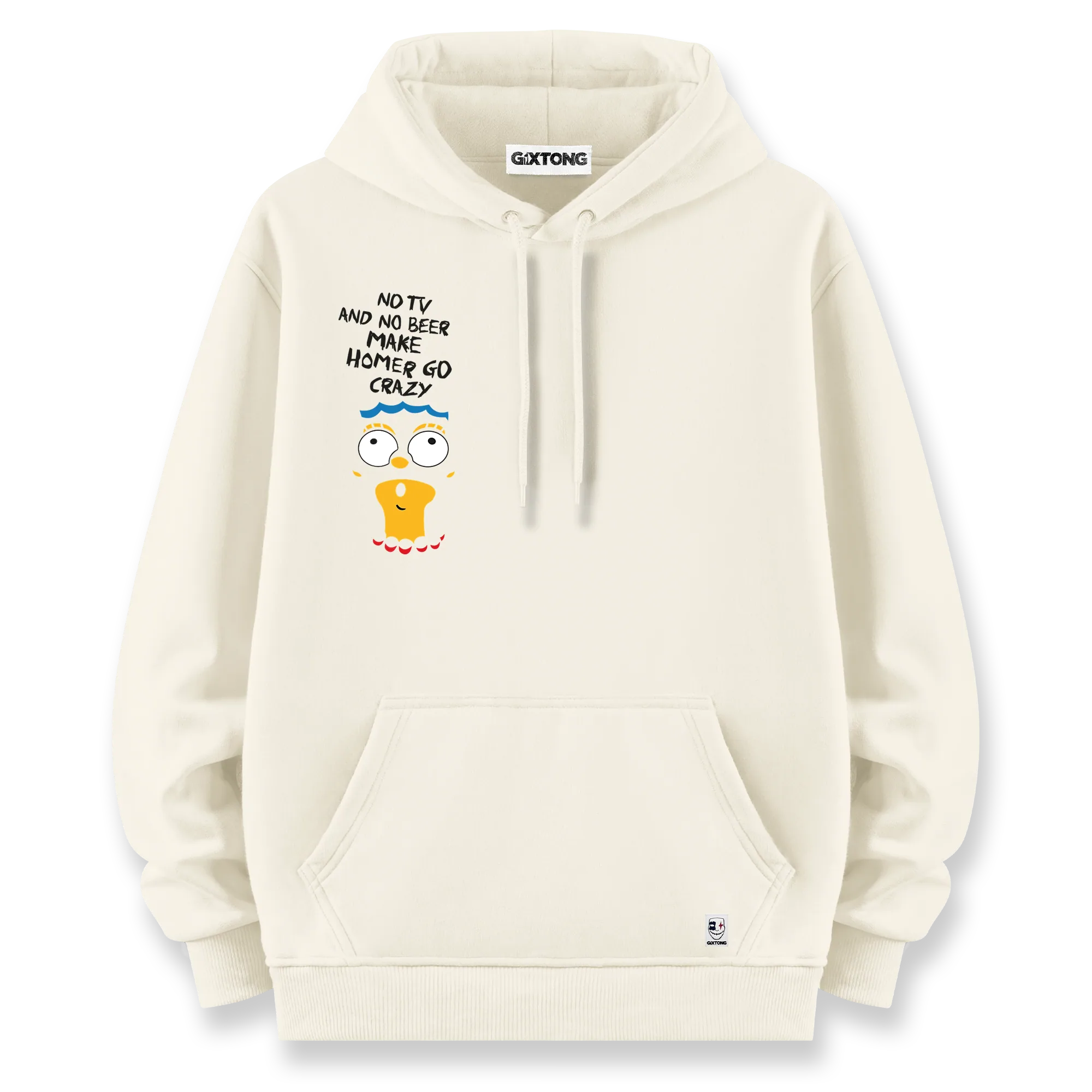 Crazy Homer - Oversize Bol Kalıp Hoodie