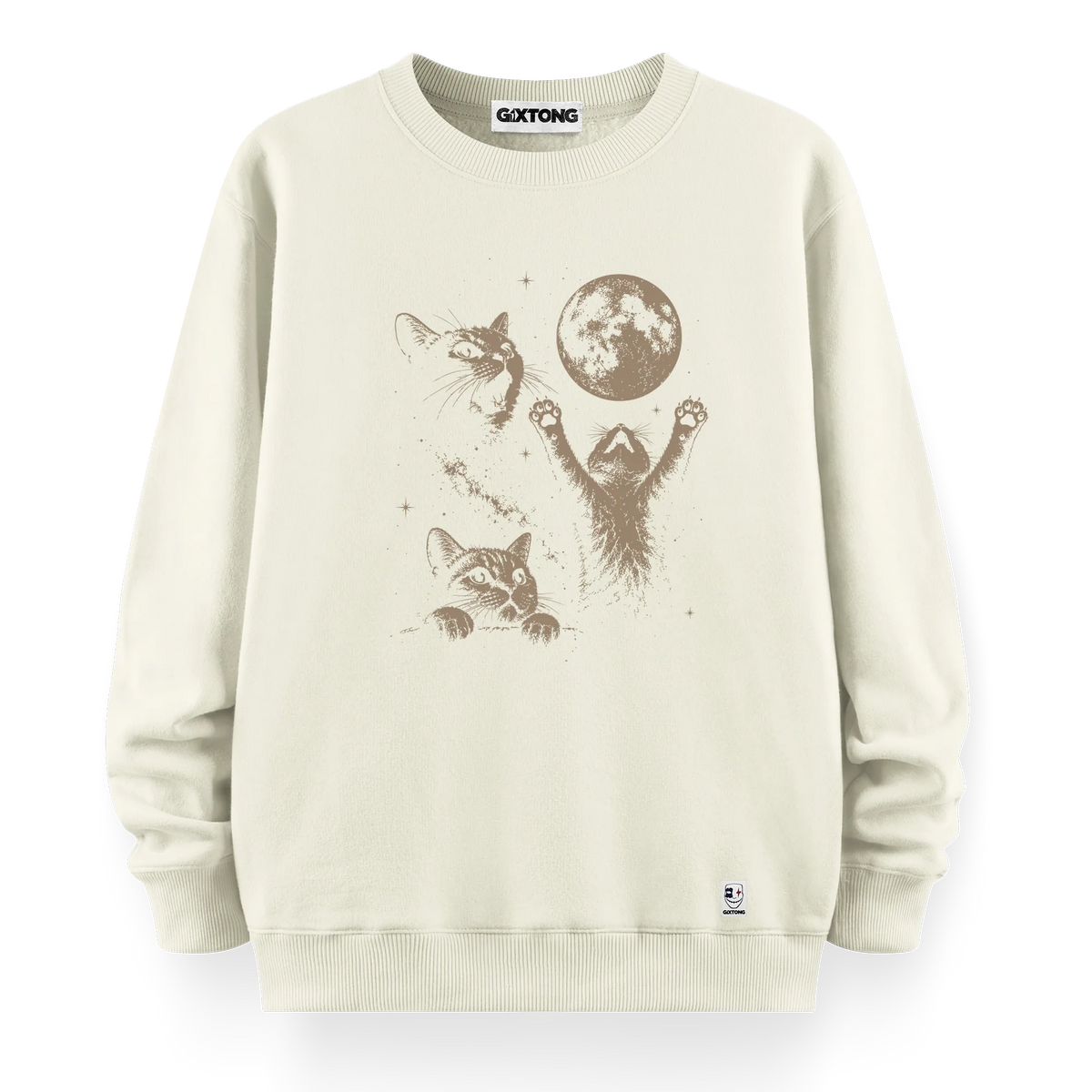 Catlight - Oversize Bol Kalıp Sweatshirt