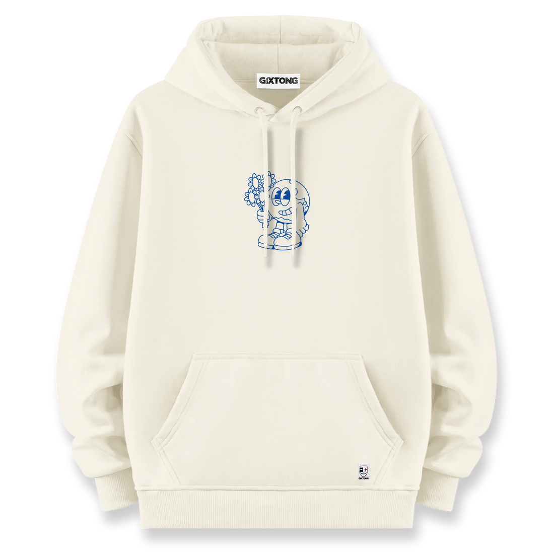 Smile - Oversize Bol Kalıp Hoodie
