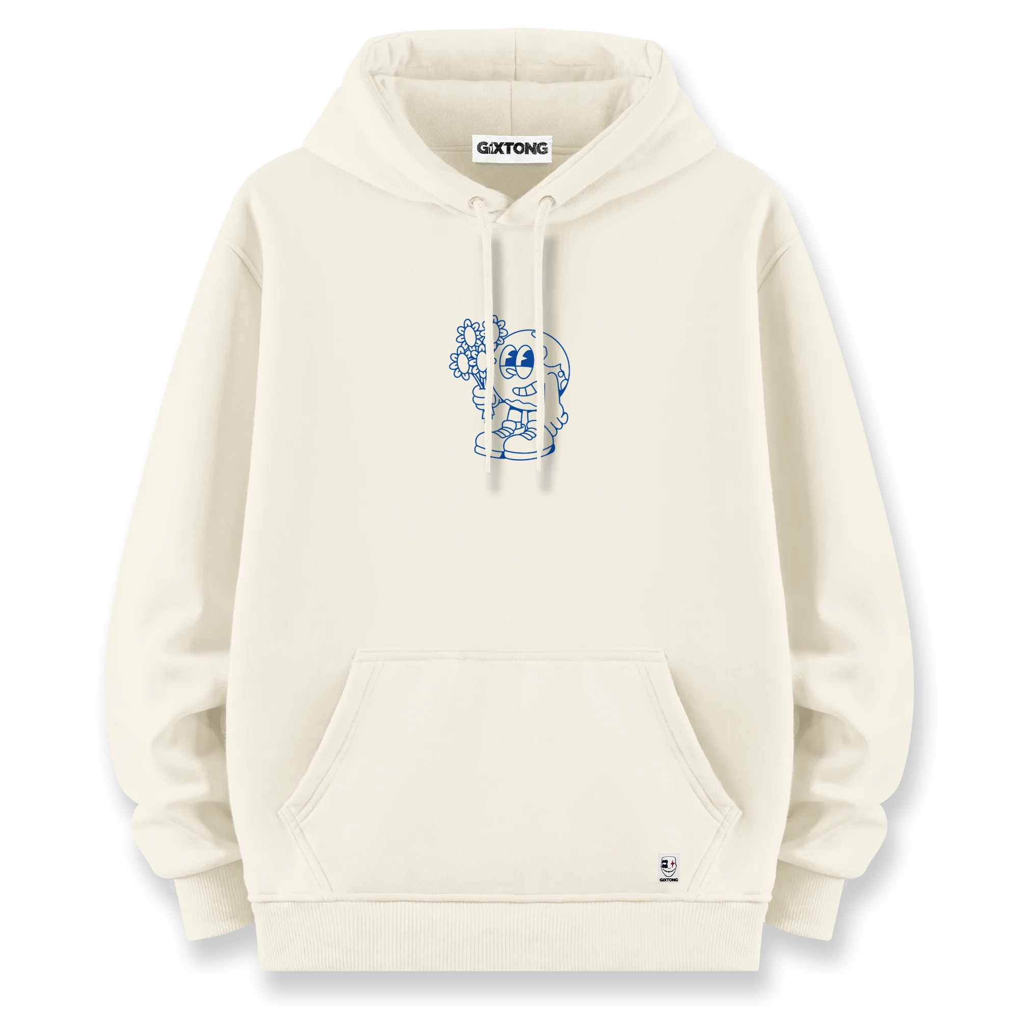Smile - Oversize Bol Kalıp Hoodie