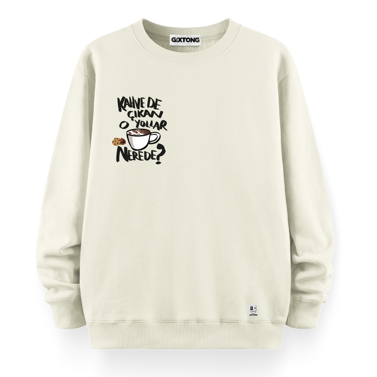Nerede - Oversize Bol Kalıp Sweatshirt