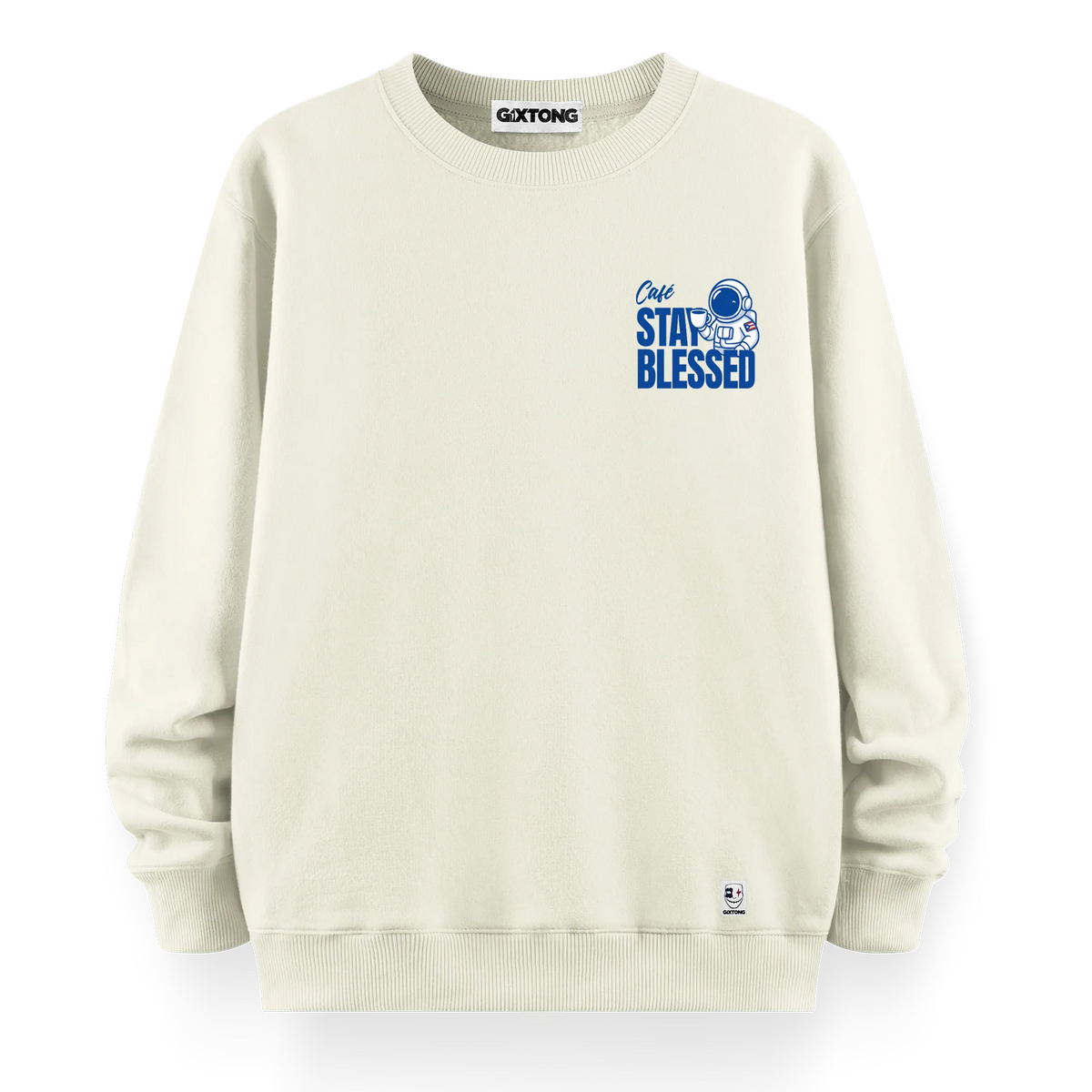 Blessed - Oversize Bol Kalıp Sweatshirt