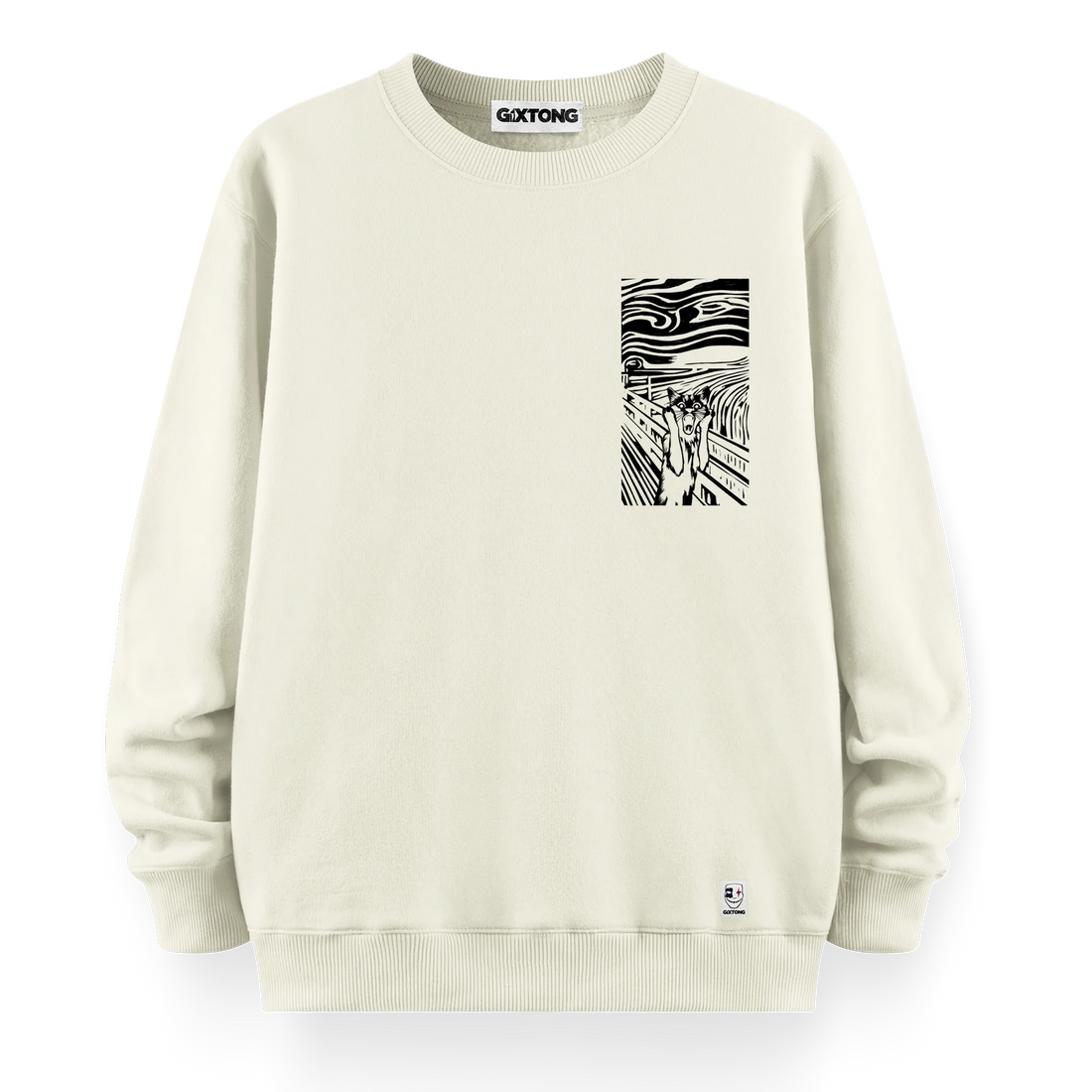 Scream - Oversize Bol Kalıp Sweatshirt