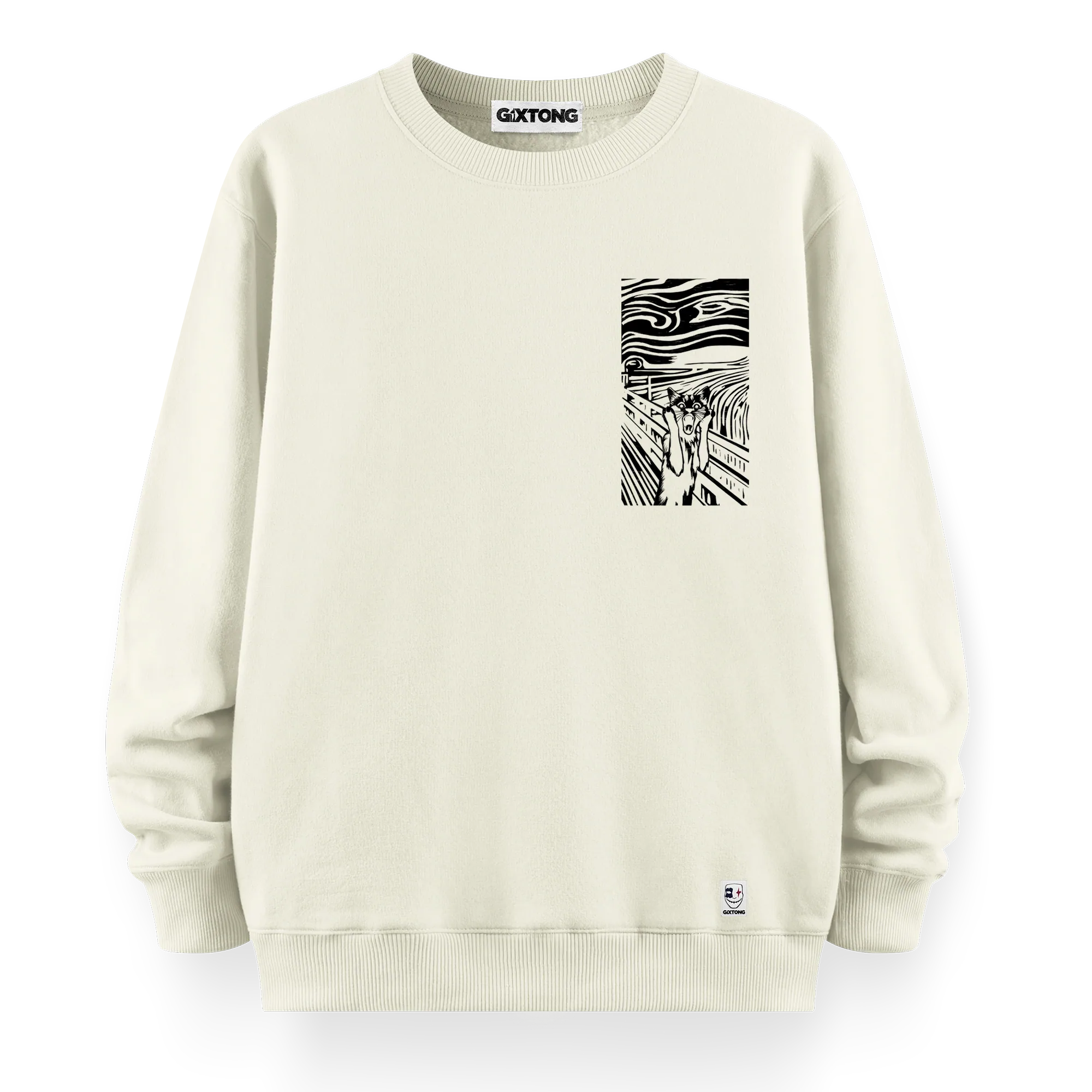 Scream - Oversize Bol Kalıp Sweatshirt