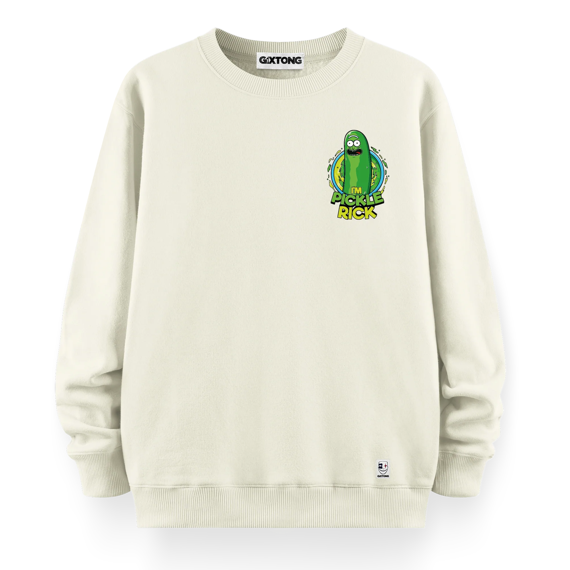 Pickle Rick - Oversize Bol Kalıp Sweatshirt