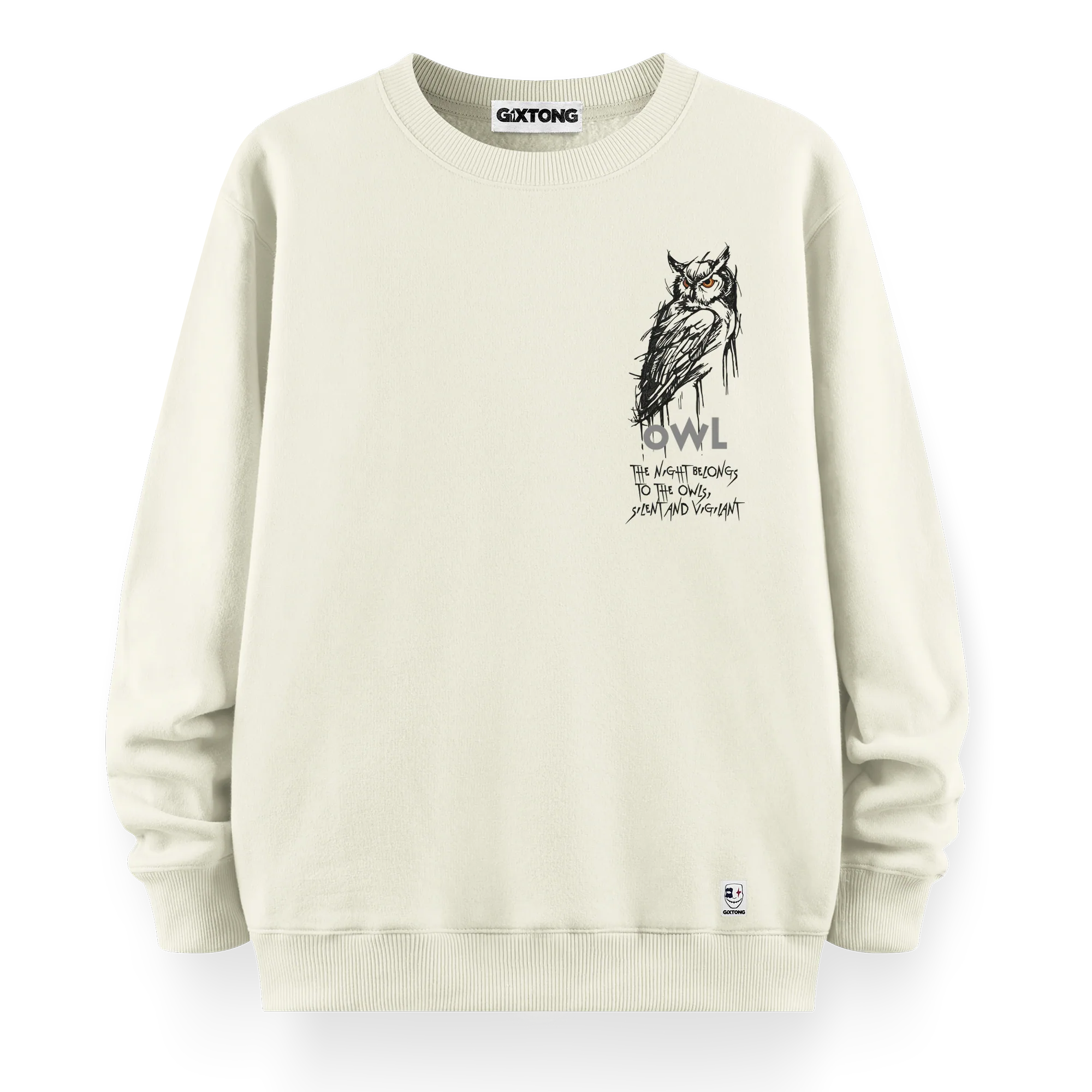 Night Owl - Oversize Bol Kalıp Sweatshirt