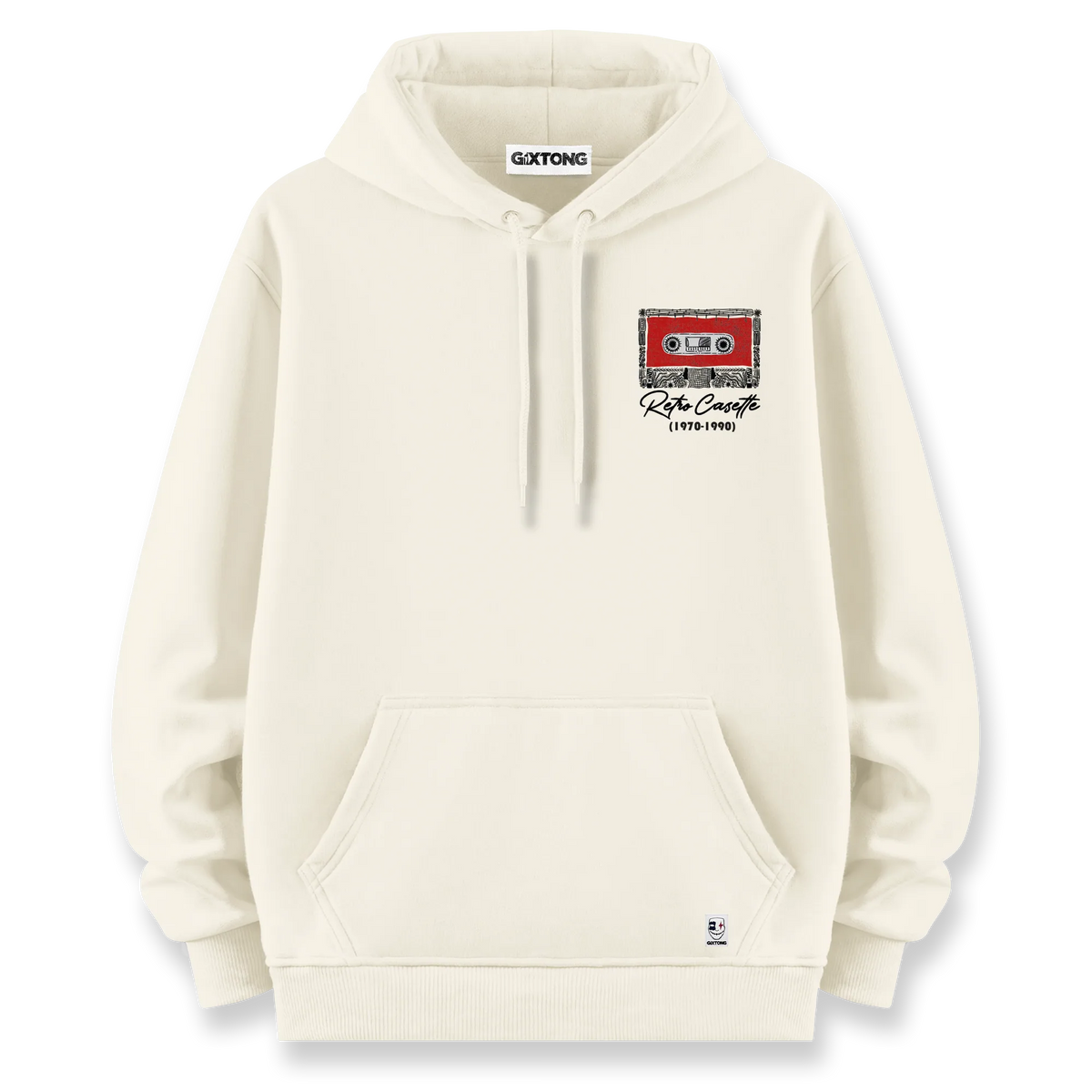 Casette - Oversize Bol Kalıp Hoodie