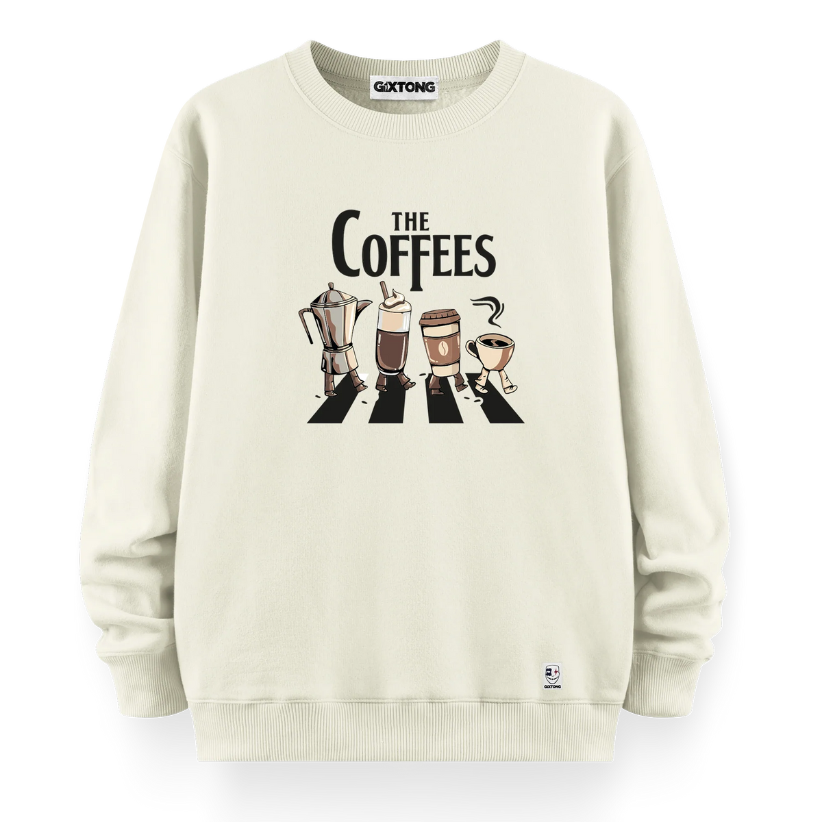 Coffee - Oversize Bol Kalıp Sweatshirt