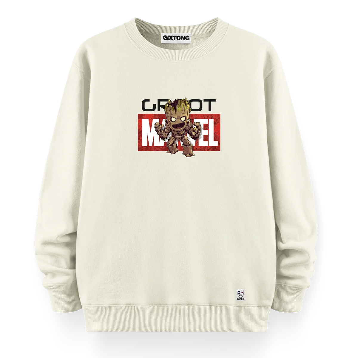 Marvel Groot - Oversize Bol Kalıp Sweatshirt