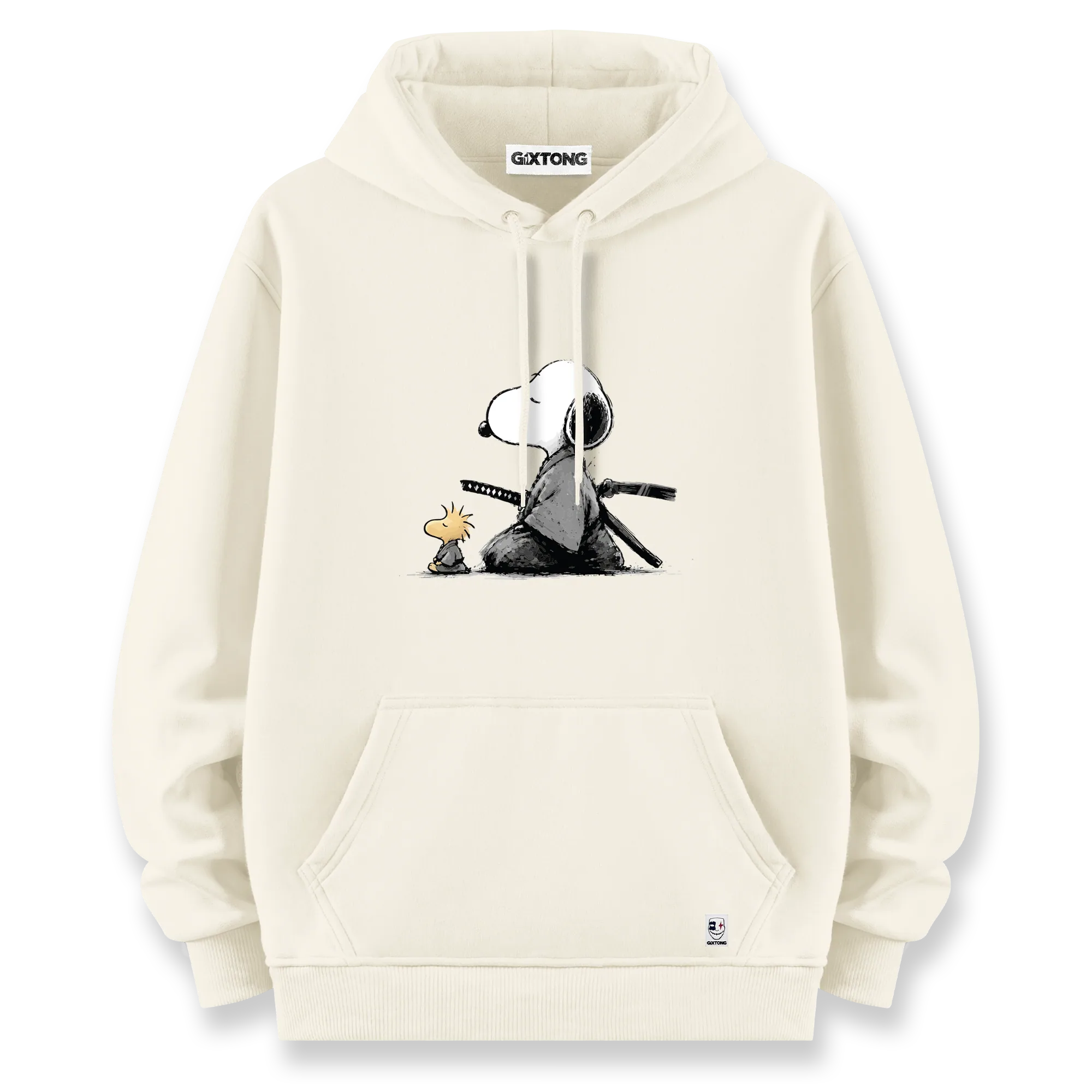 Samurai Snoopy - Oversize Bol Kalıp Hoodie