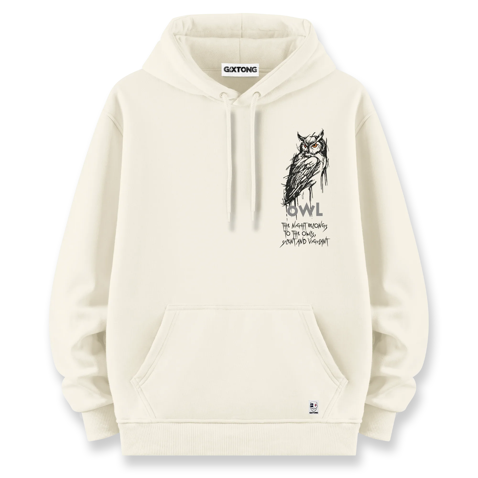 Night Owl - Oversize Bol Kalıp Hoodie