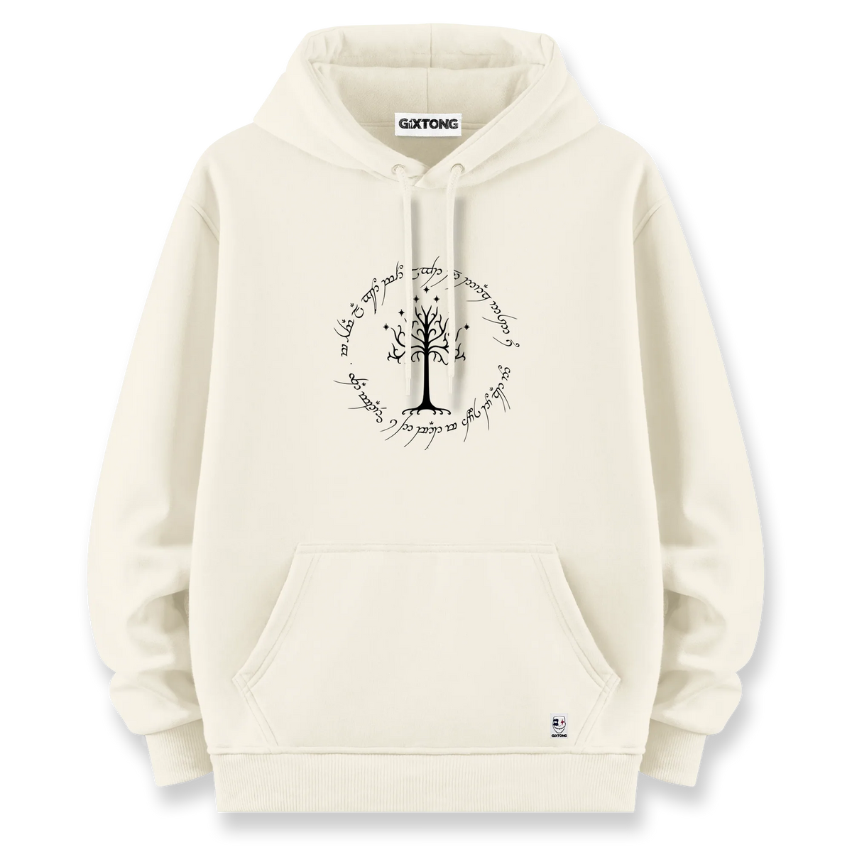 Lotr Ağaç - Oversize Bol Kalıp Hoodie