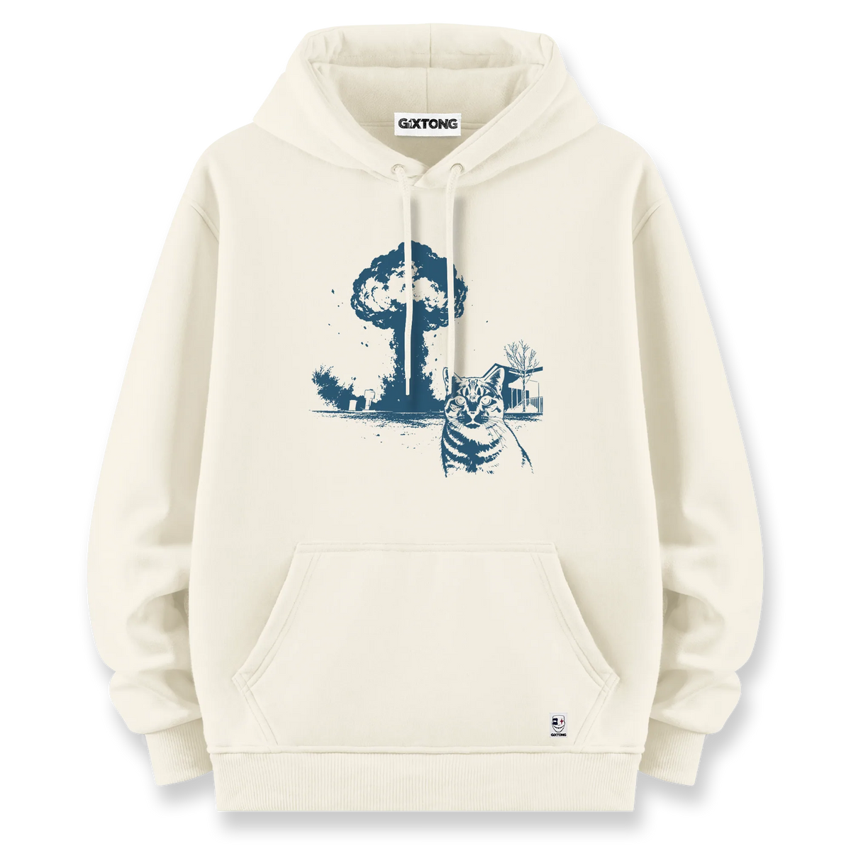 Cat Bomb - Oversize Bol Kalıp Hoodie