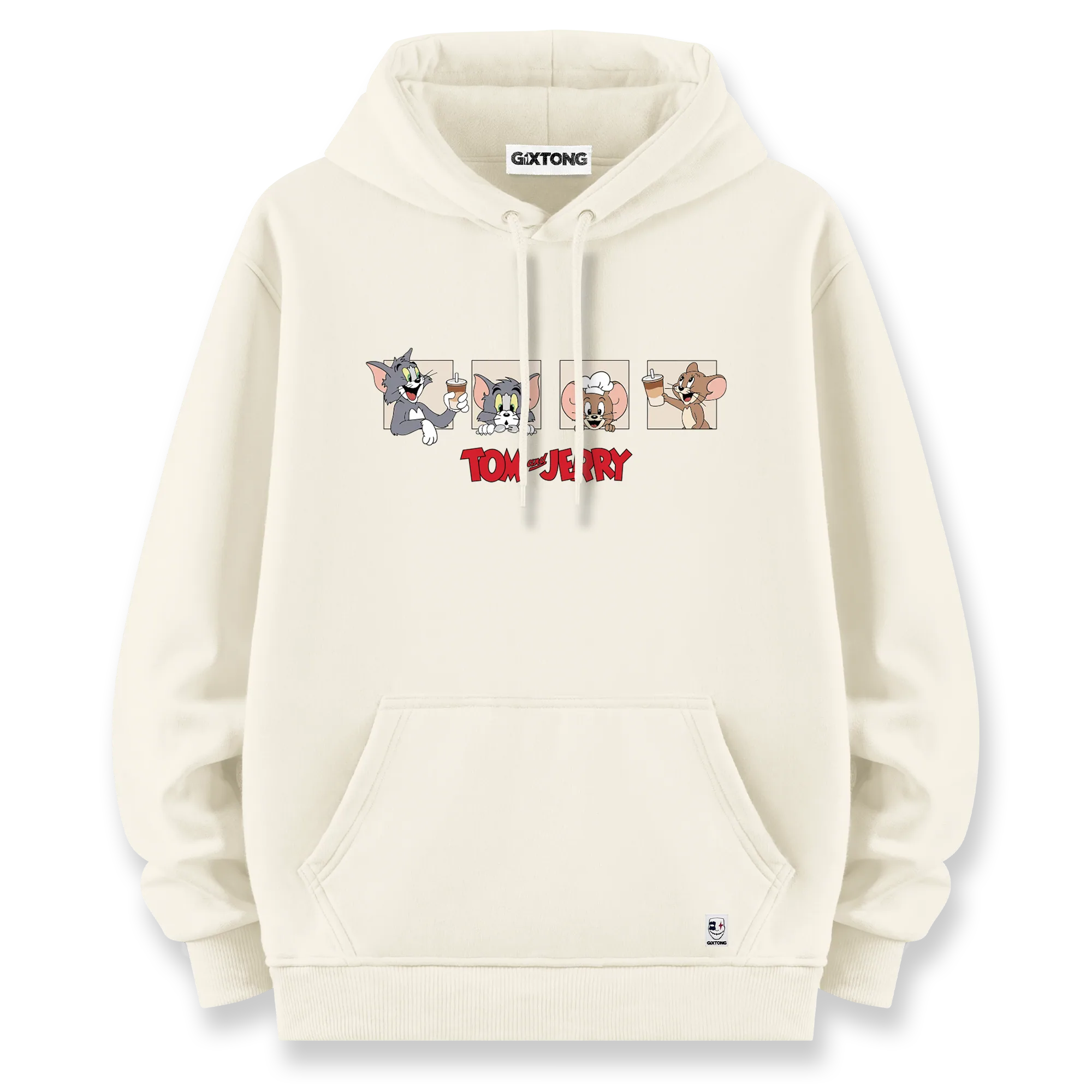 Tom And Jerry - Oversize Bol Kalıp Hoodie