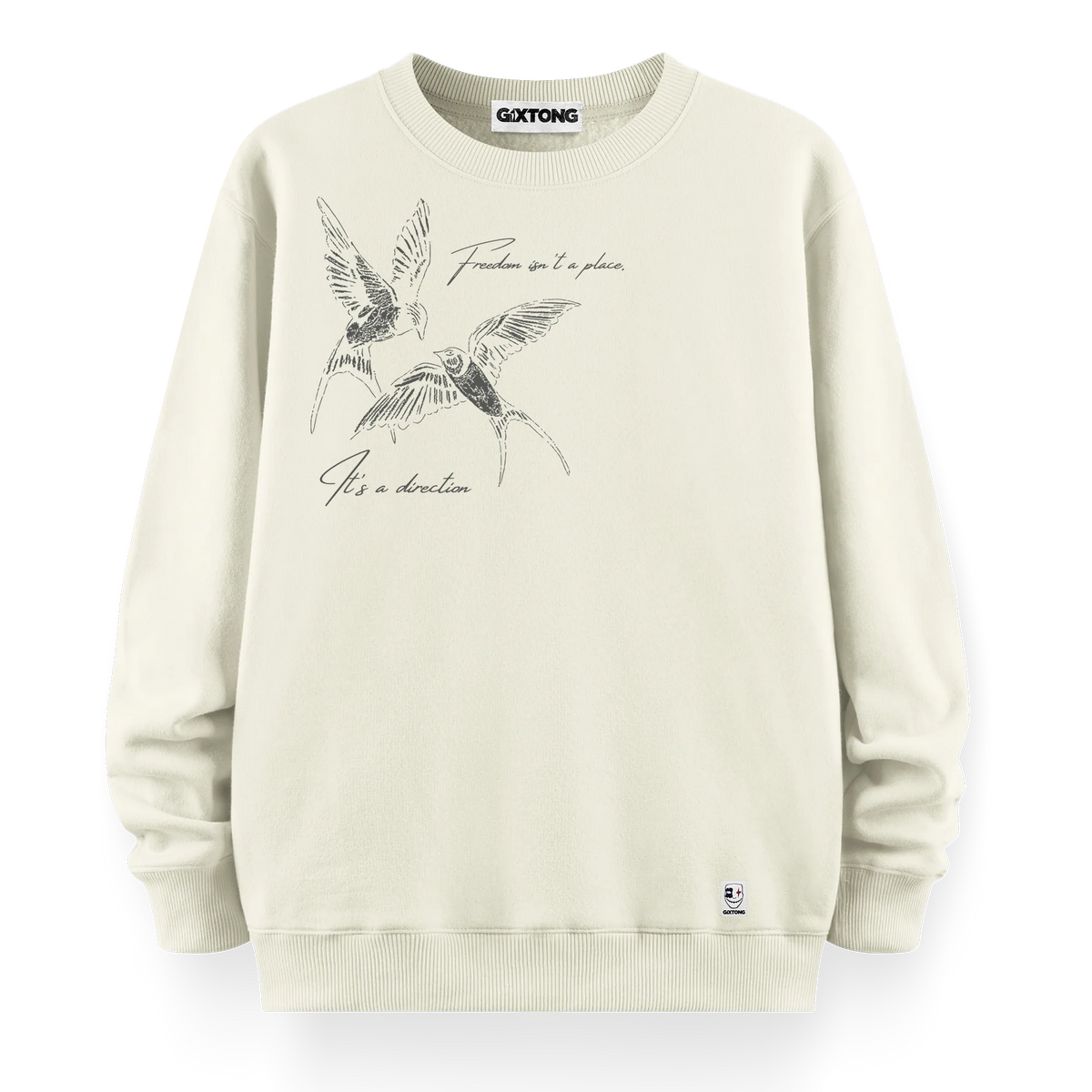Birds - Oversize Bol Kalıp Sweatshirt
