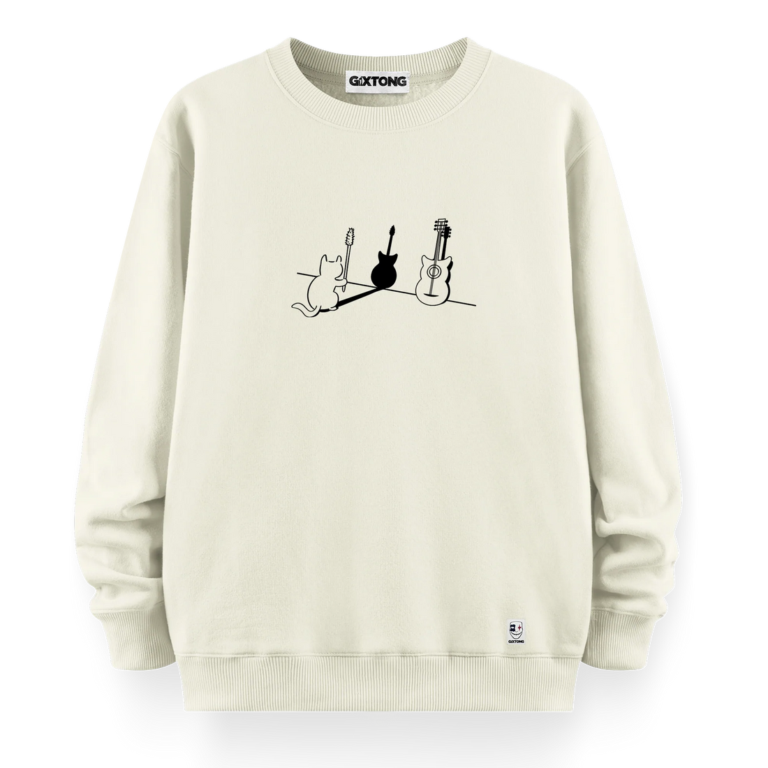 Guitar - Oversize Bol Kalıp Sweatshirt