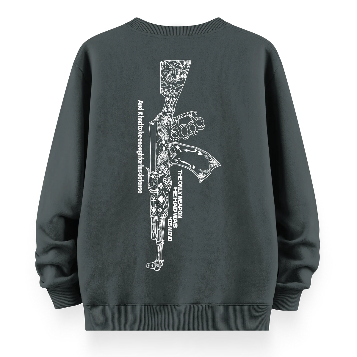 Ak-47 - Oversize Bol Kalıp Sweatshirt