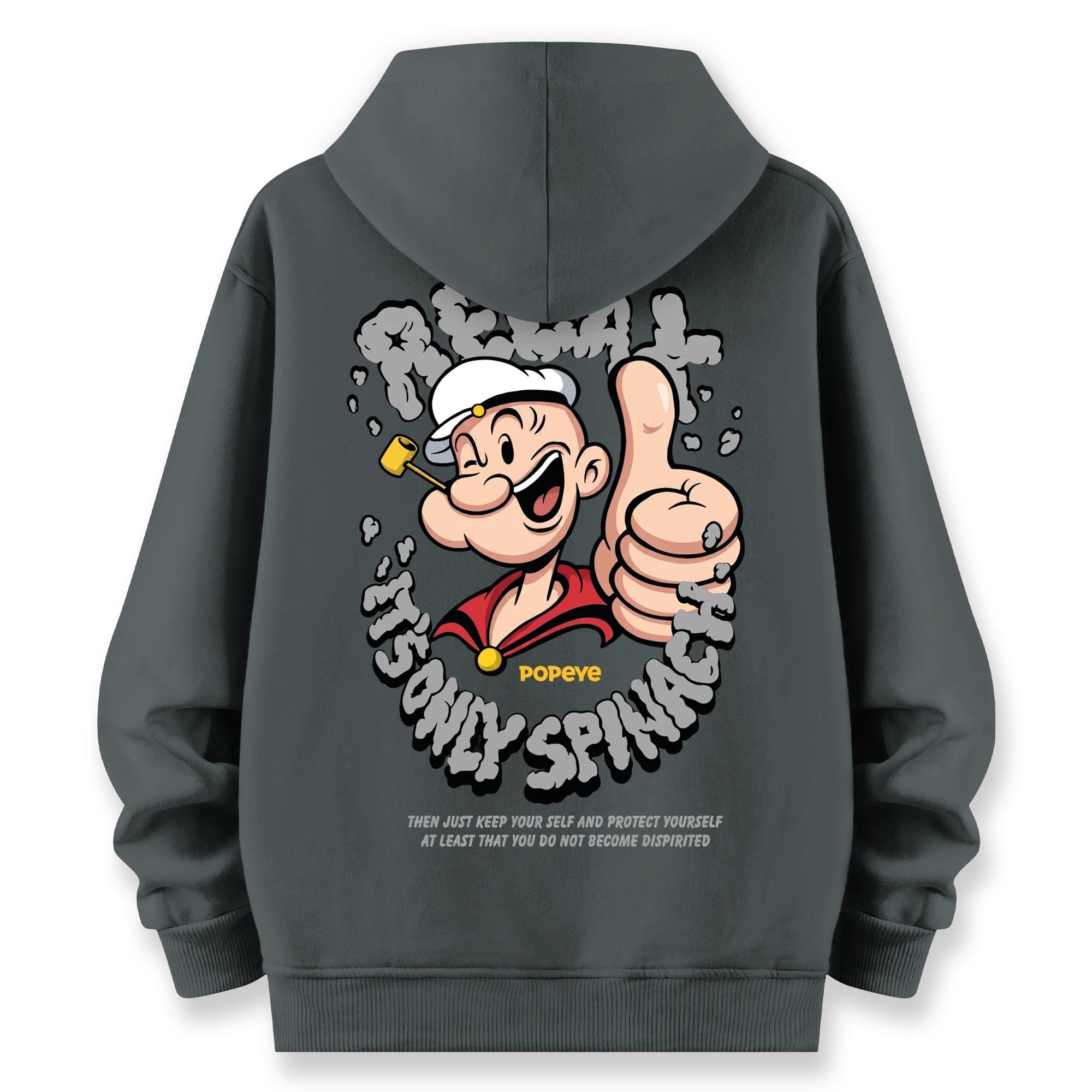 Popeye - Oversize Bol Kalıp Hoodie