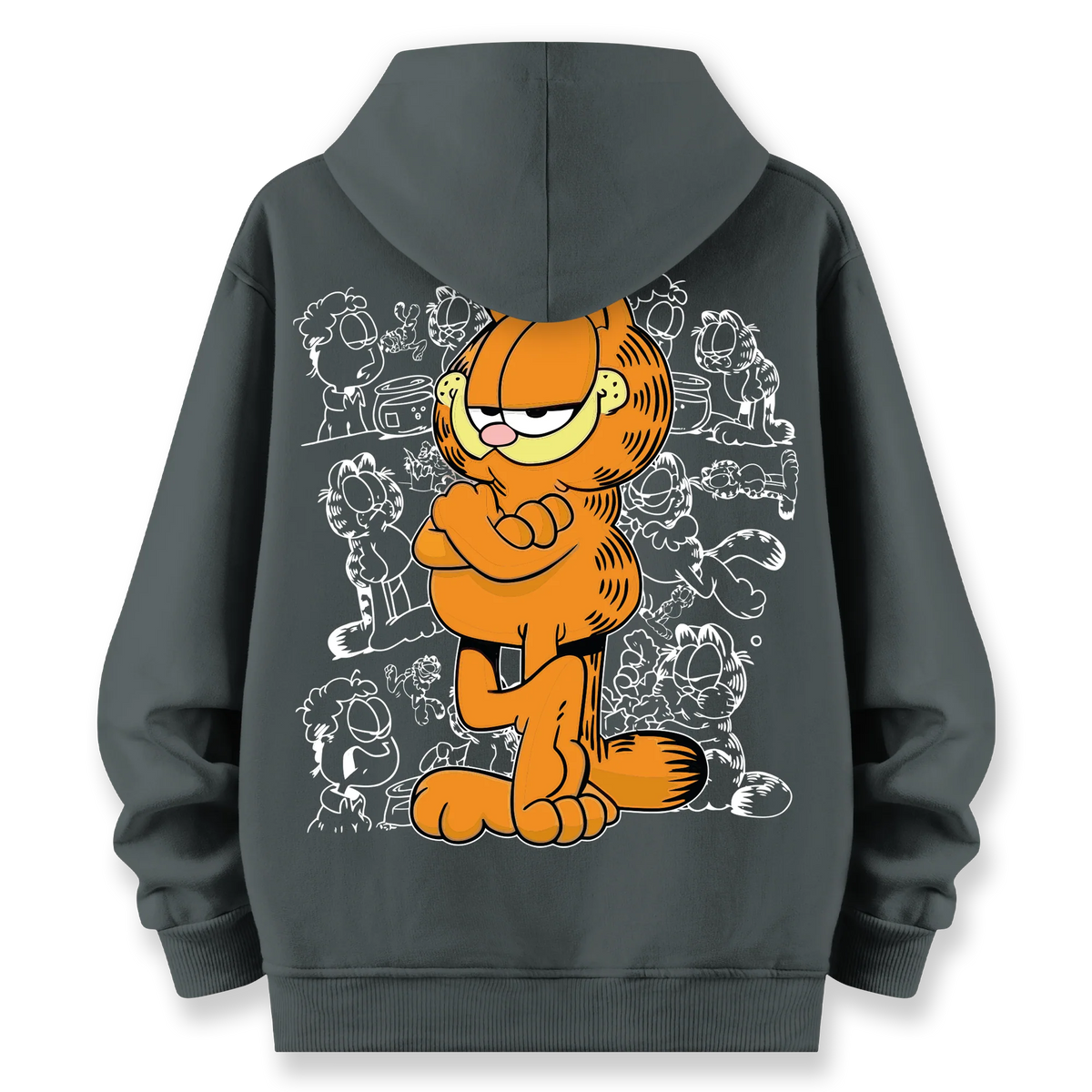 Garfield - Oversize Bol Kalıp Hoodie