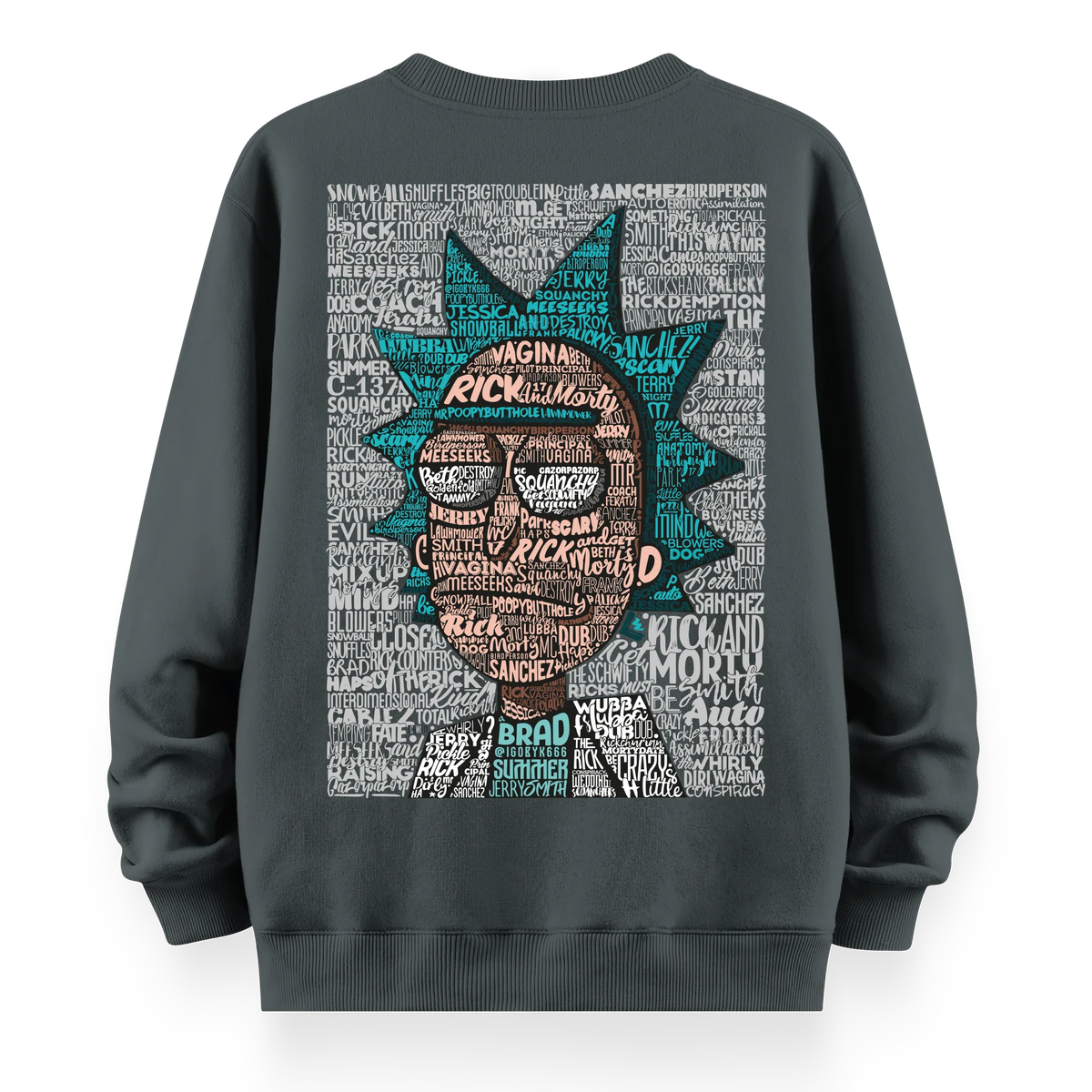Rick's World - Oversize Bol Kalıp Sweatshirt