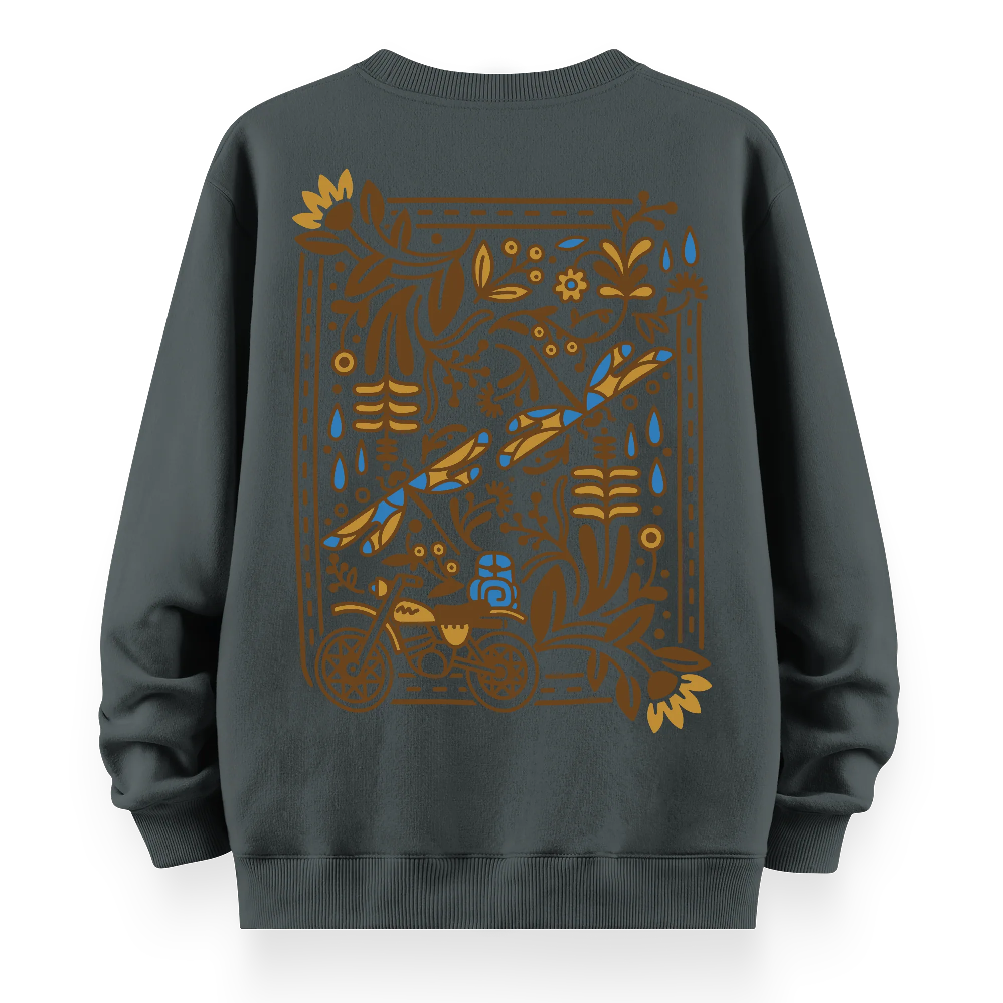 Wanderer - Oversize Bol Kalıp Sweatshirt
