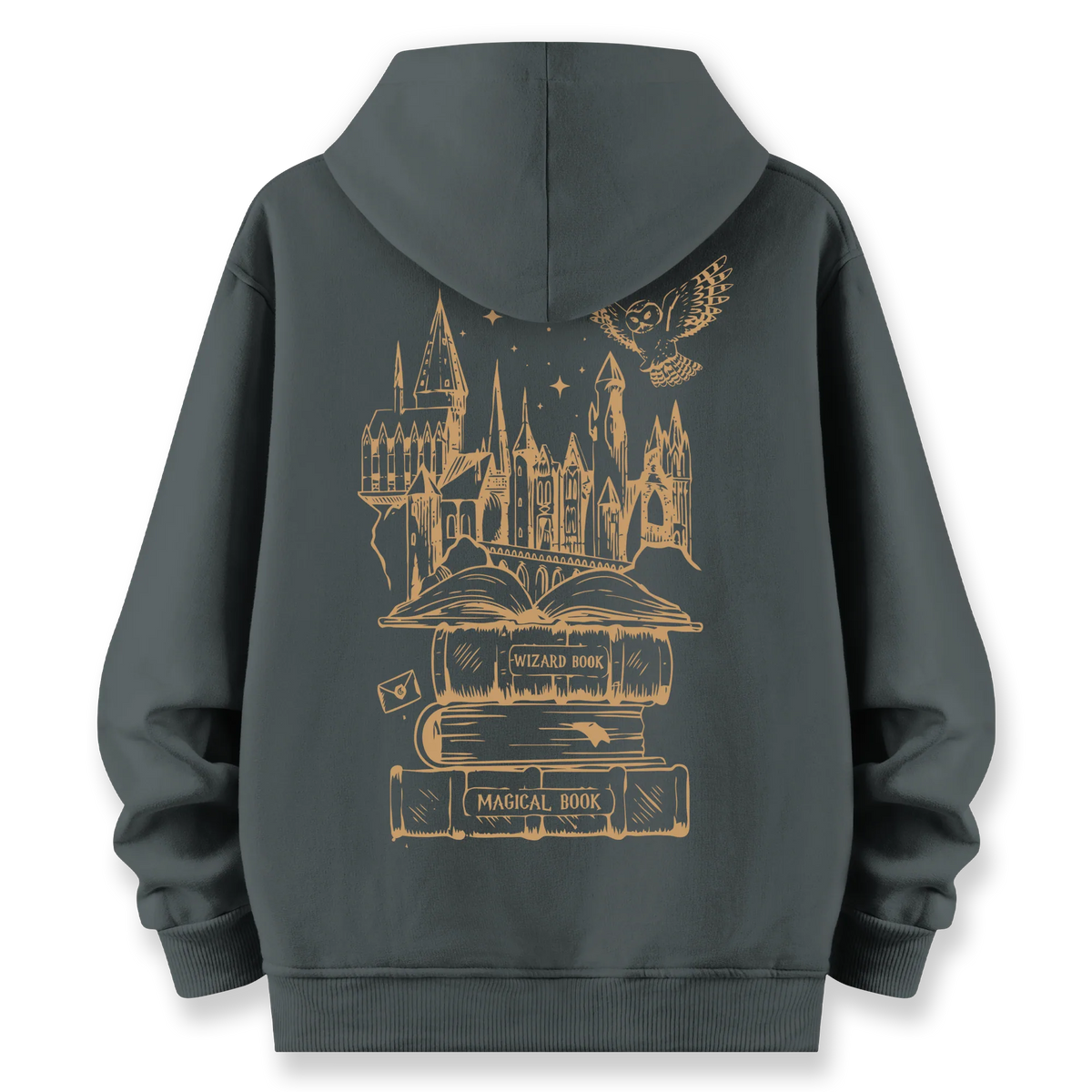 Hogwarts - Oversize Bol Kalıp Hoodie