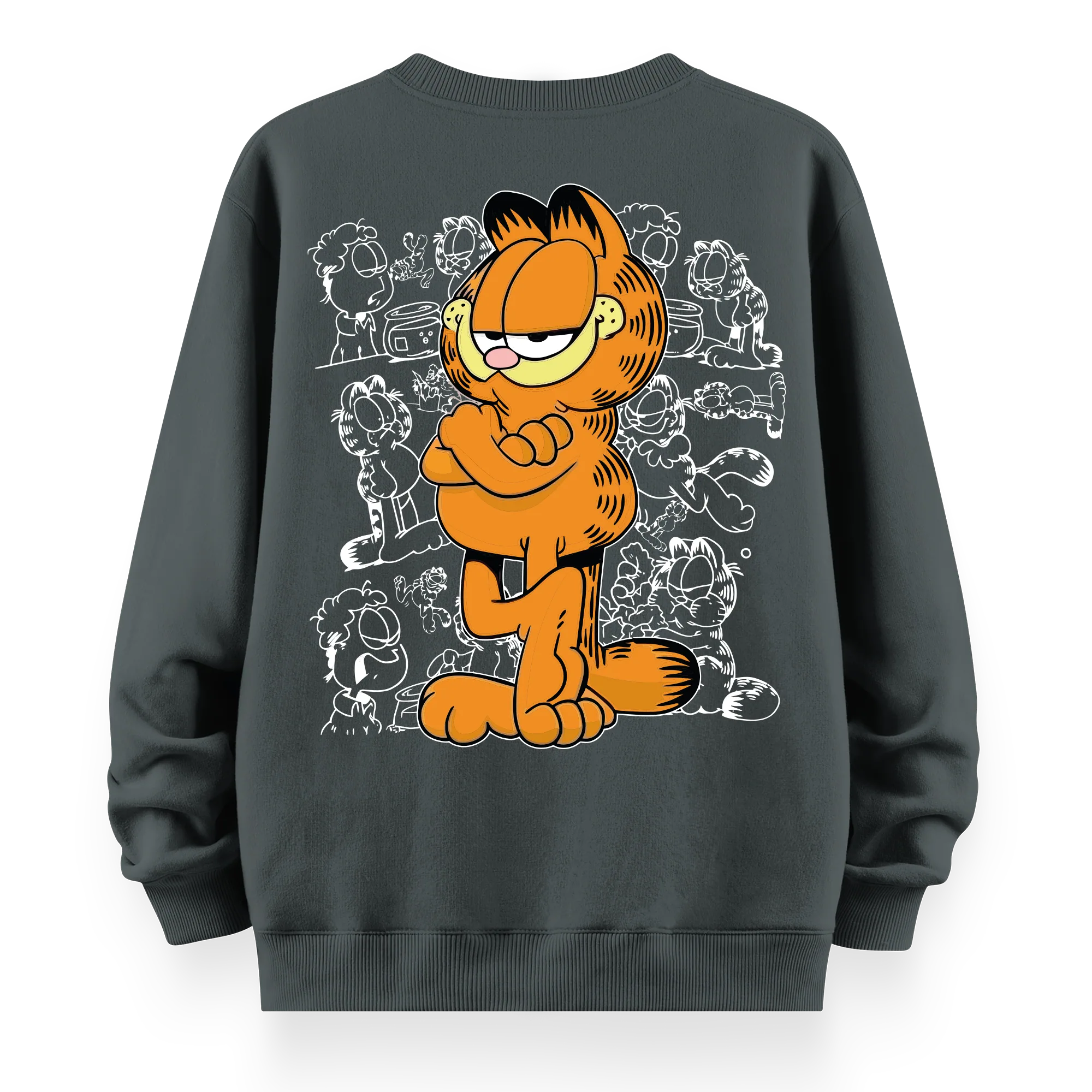 Garfield - Oversize Bol Kalıp Sweatshirt