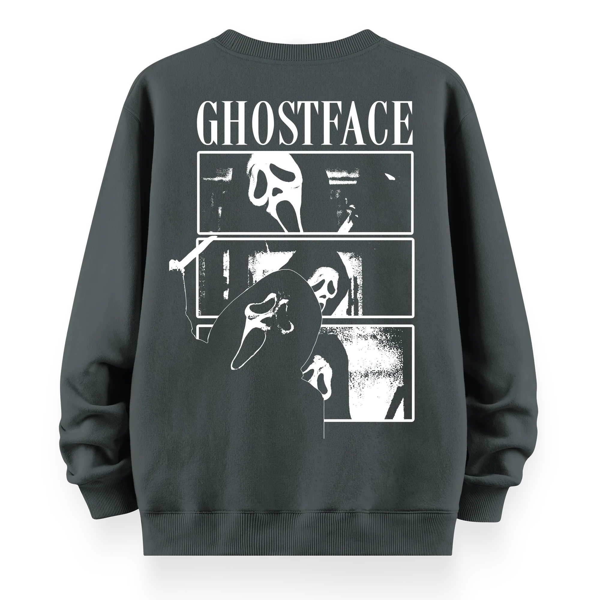 Ghost Face - Oversize Bol Kalıp Sweatshirt