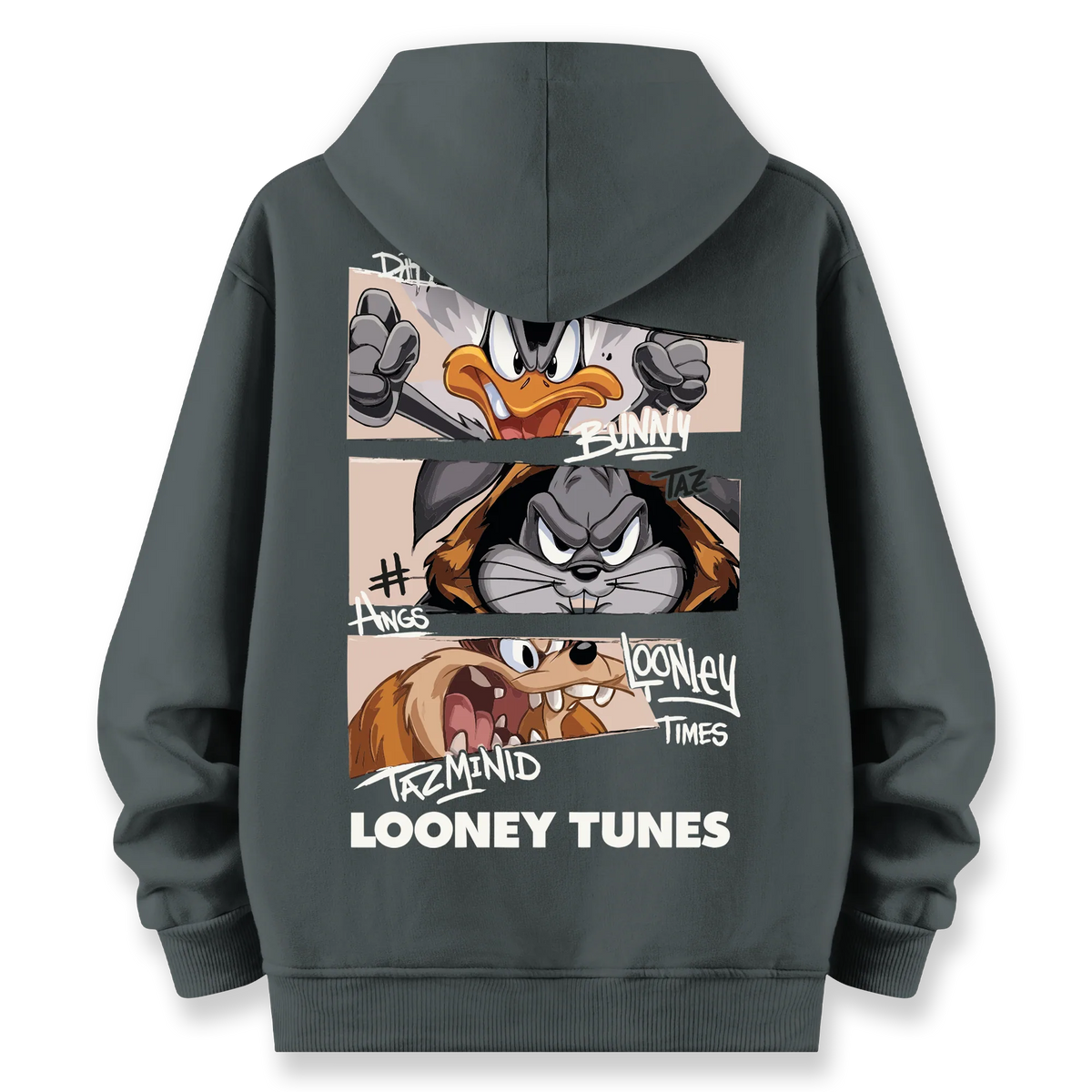 Looney Tunes - Oversize Bol Kalıp Hoodie