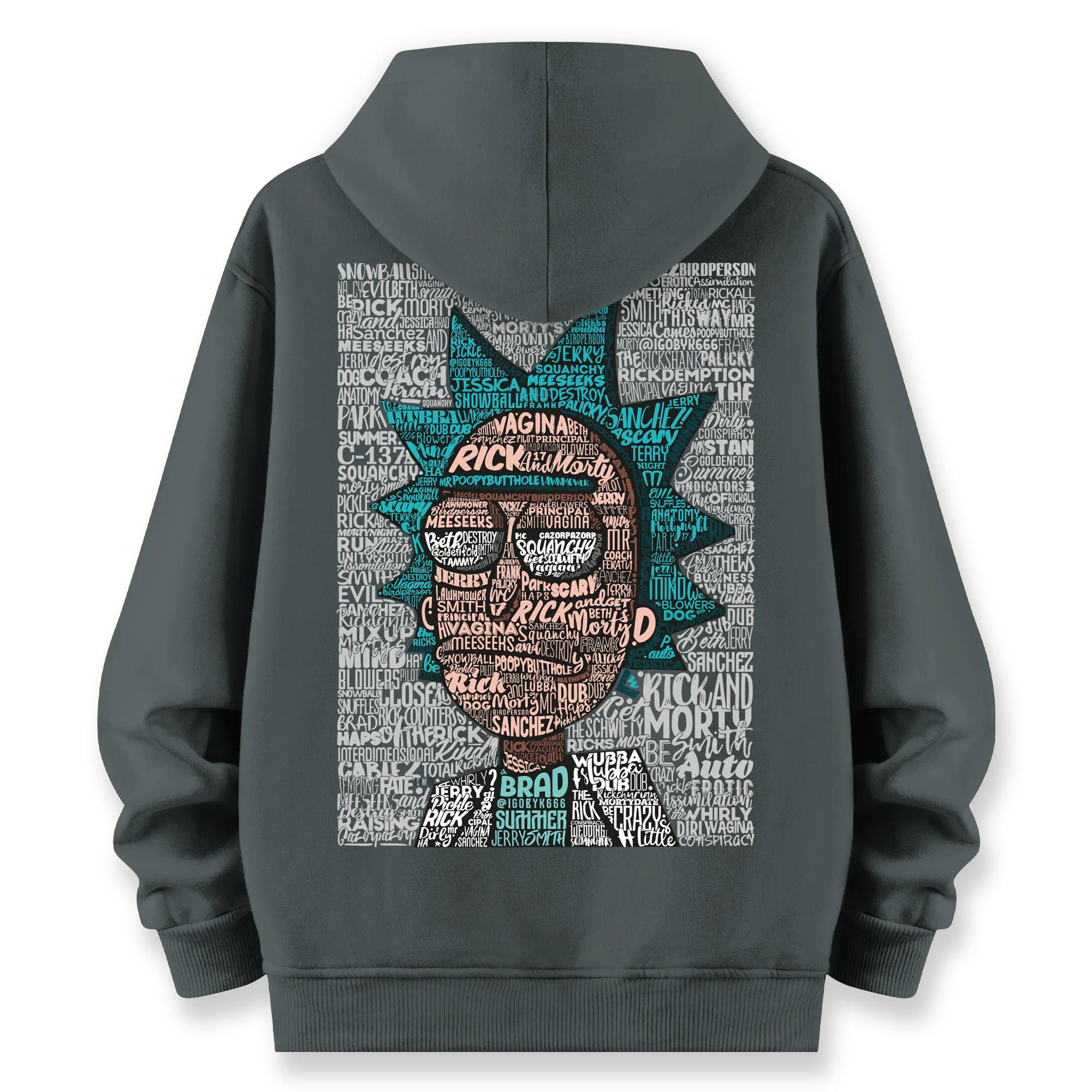 Rick's World - Oversize Bol Kalıp Hoodie