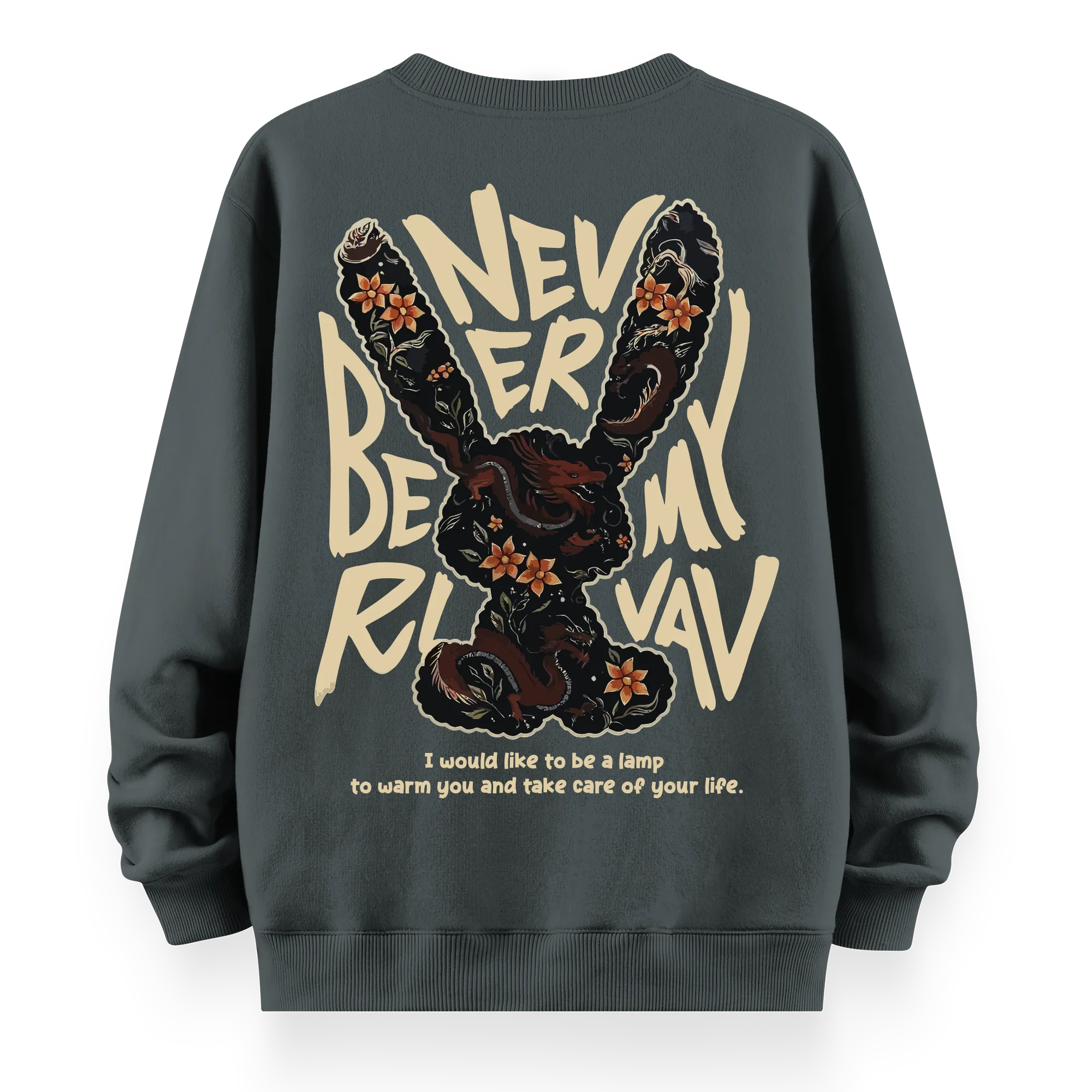Rabbit - Oversize Bol Kalıp Sweatshirt